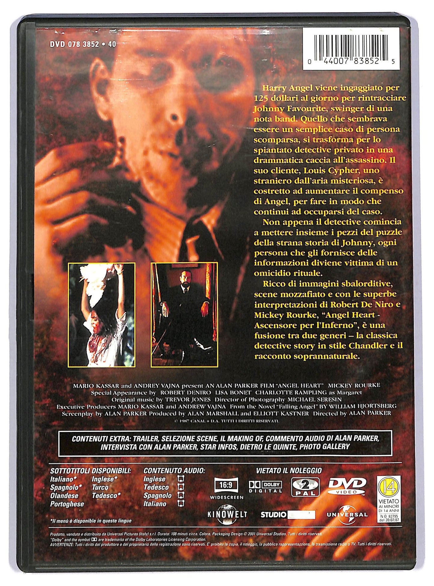 EBOND Angel Heart - Ascensore per l'inferno DVD D740060