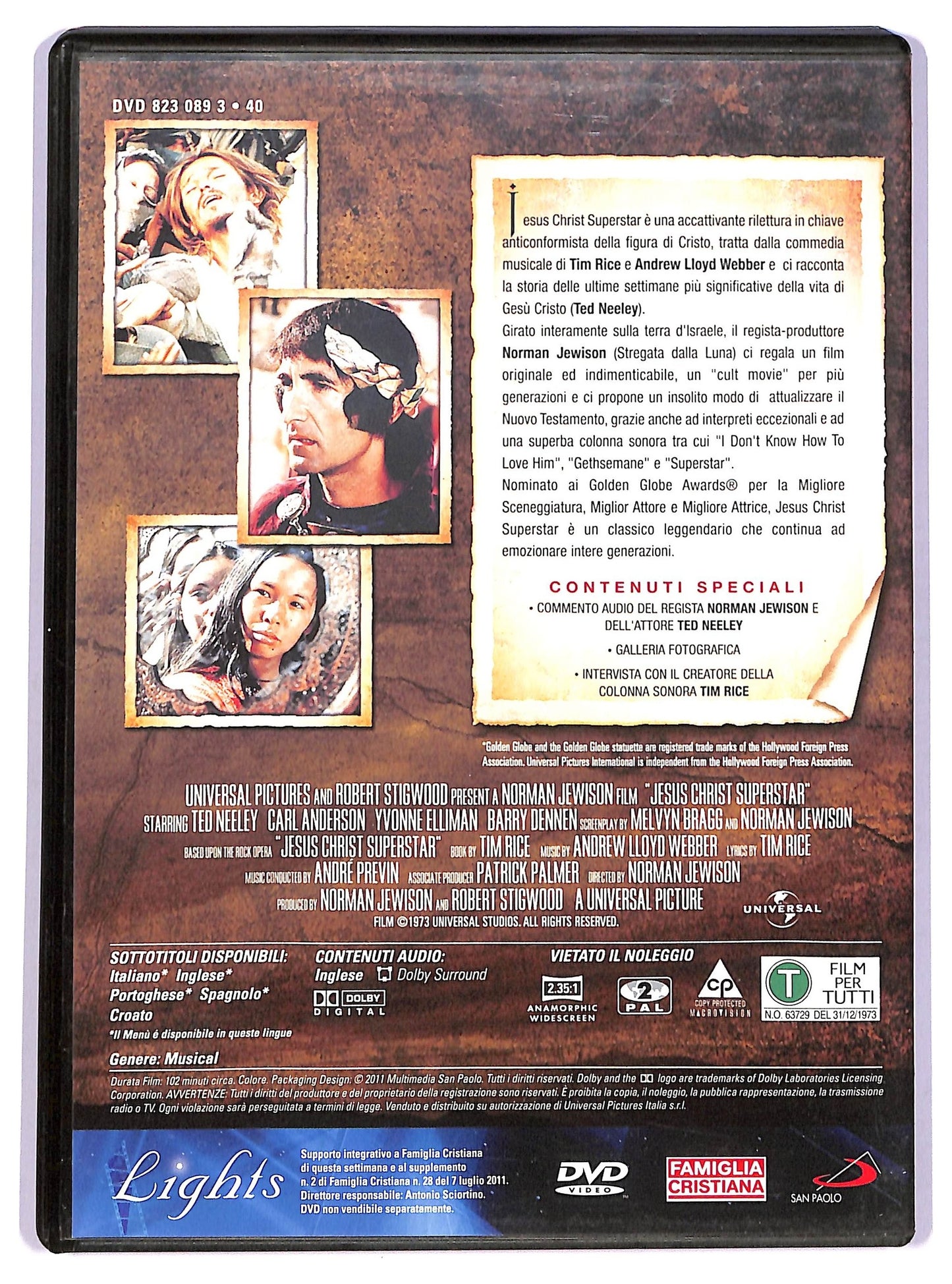 EBOND Jesus Christ Superstar EDITORIALE DVD D740201