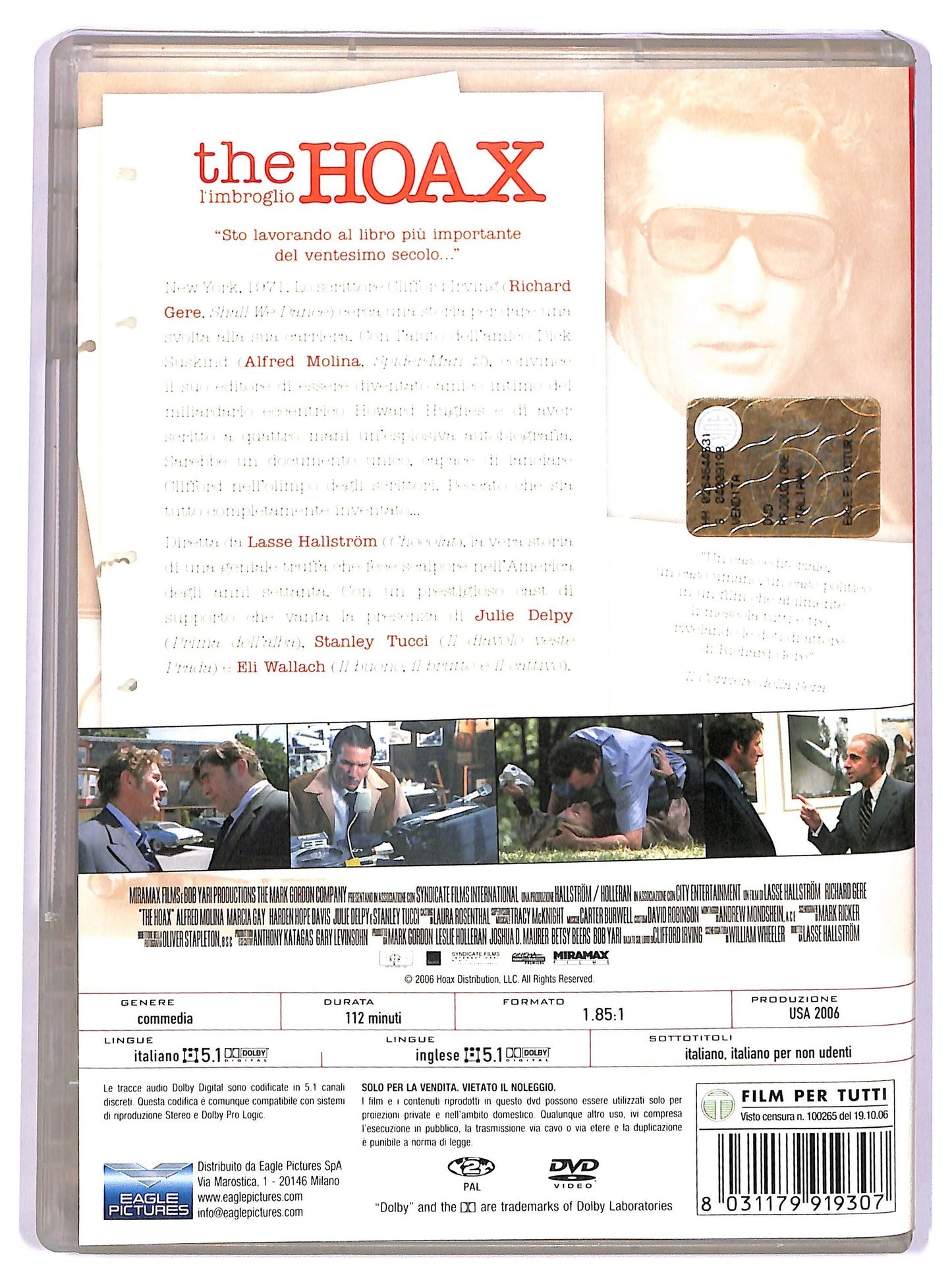 EBOND The Hoax - L'imbroglio DVD D740208