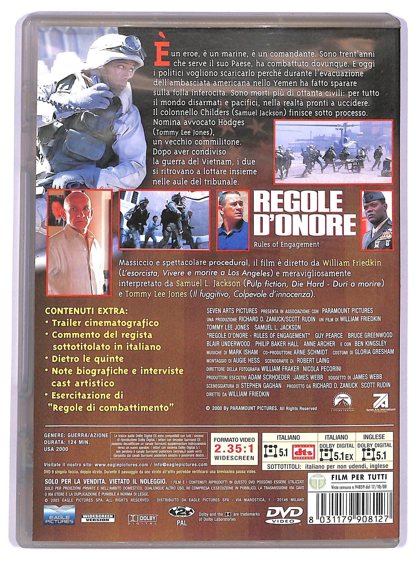 EBOND regole d'onore DVD D740353