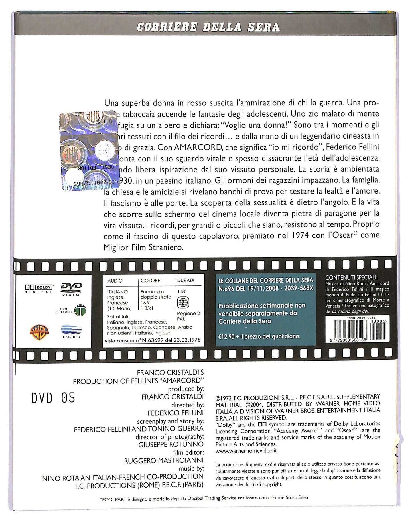 EBOND Amarcord DVD D740447