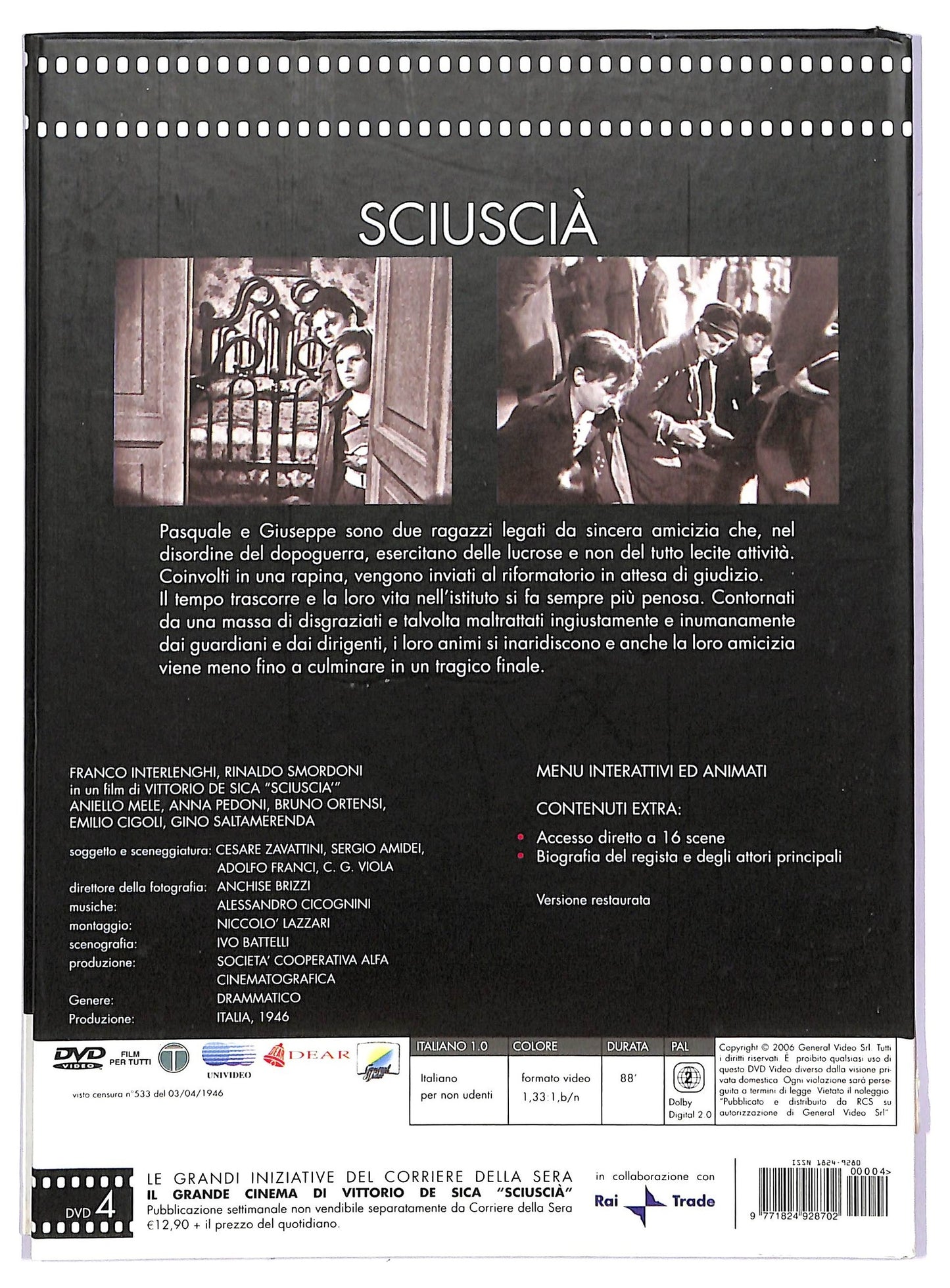 EBOND Sciuscia DVD EDITORIALE D740501