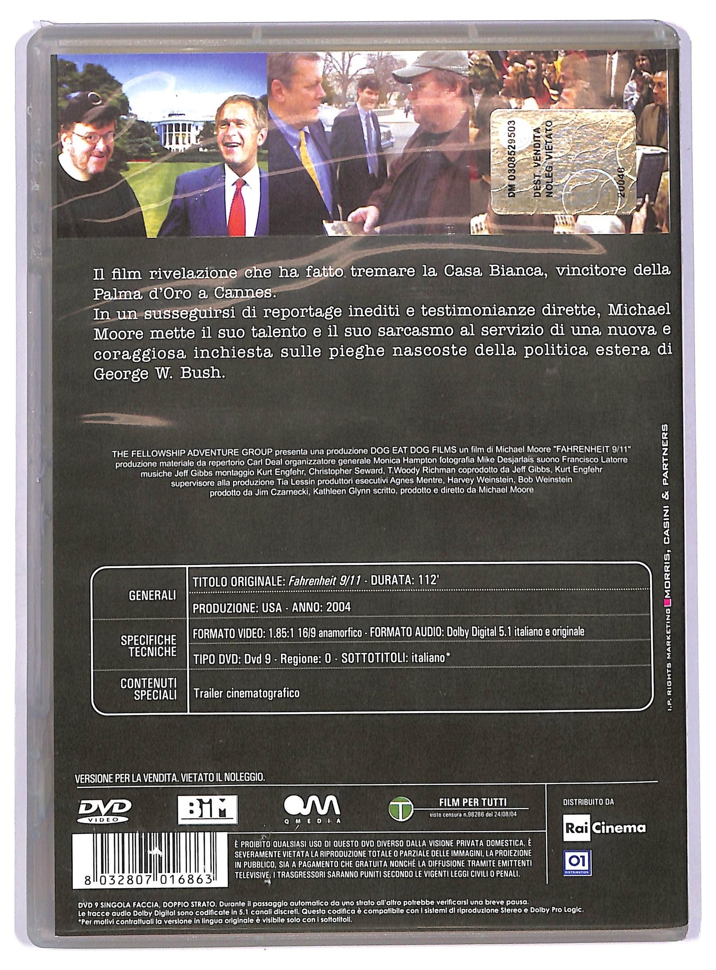 EBOND Fahrenheit 9/11  DVD D740537