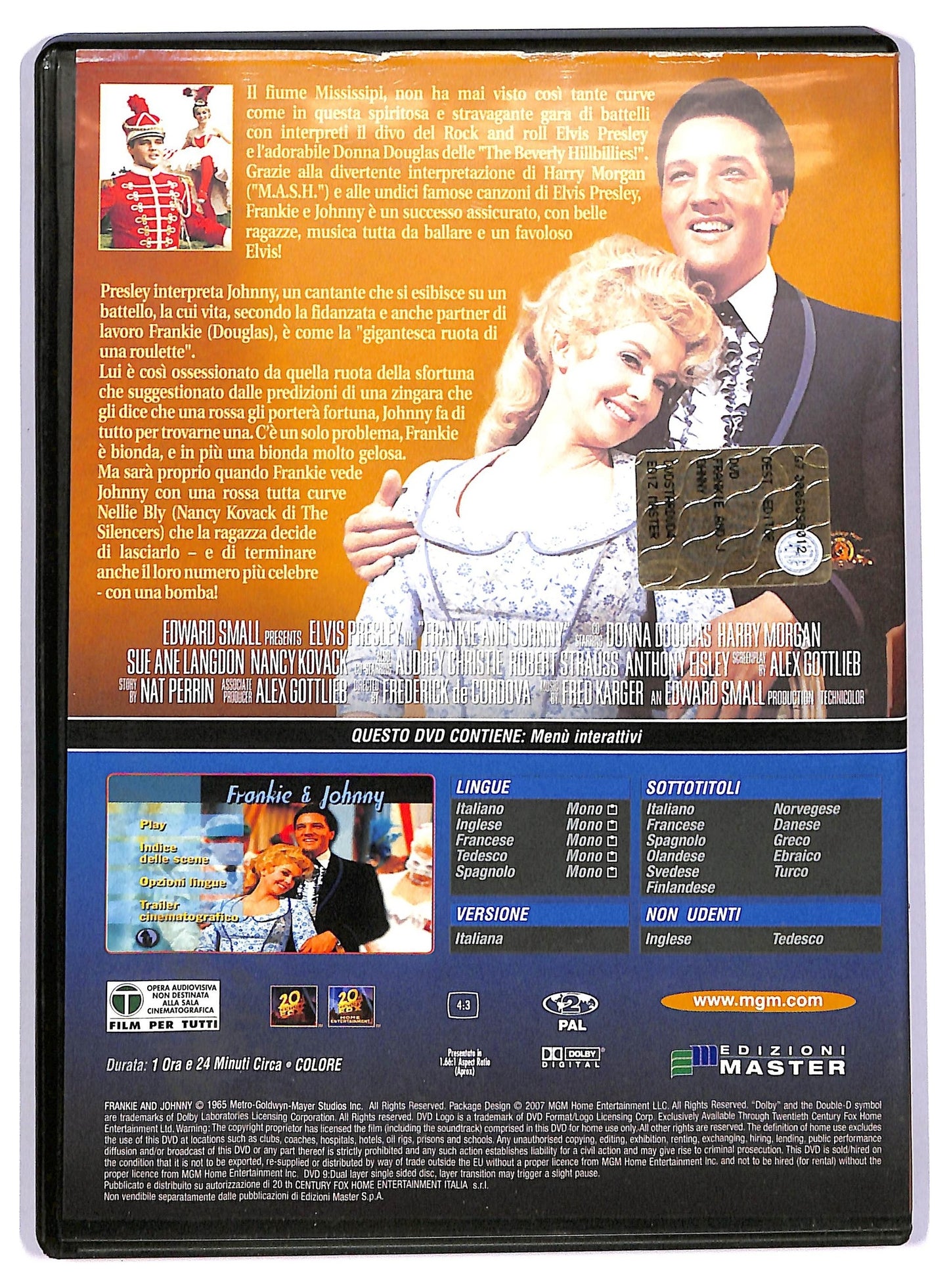 EBOND Frankie e Johnny EDITORIALE DVD D740629