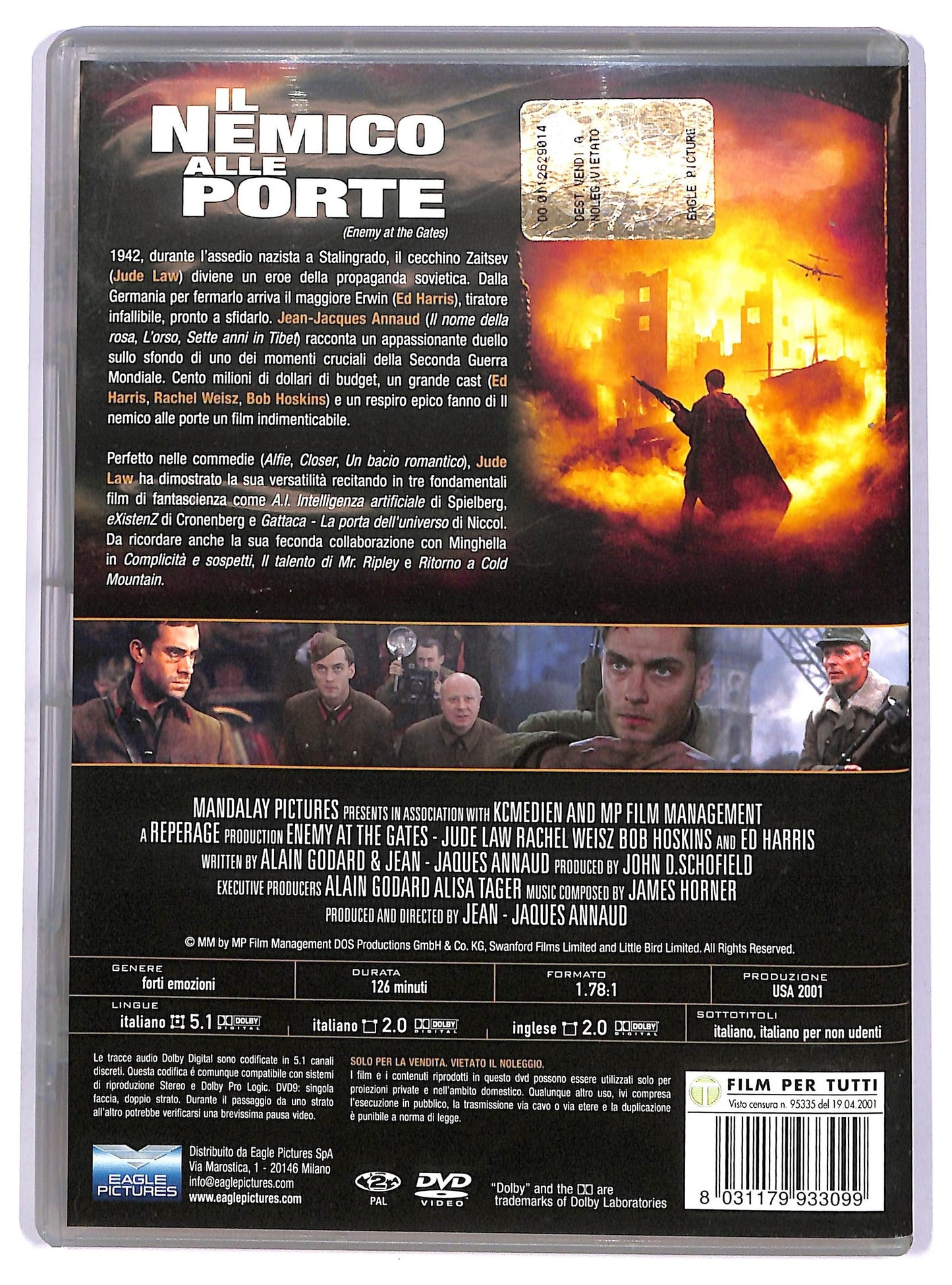 EBOND Red Siren EDITORIALE DVD D740651
