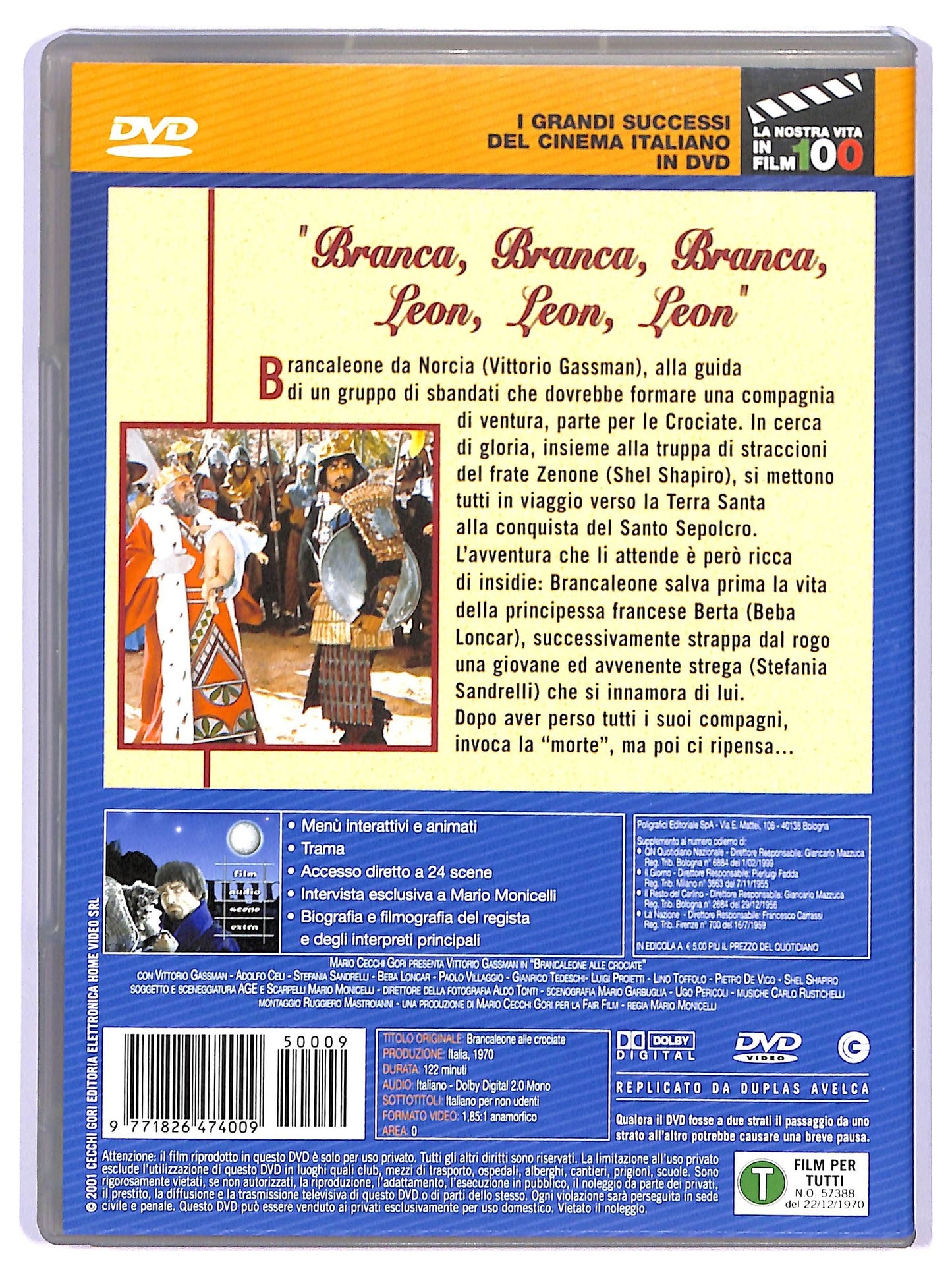 EBOND Brancaleone alle crociate  EDITORIALE DVD D740715