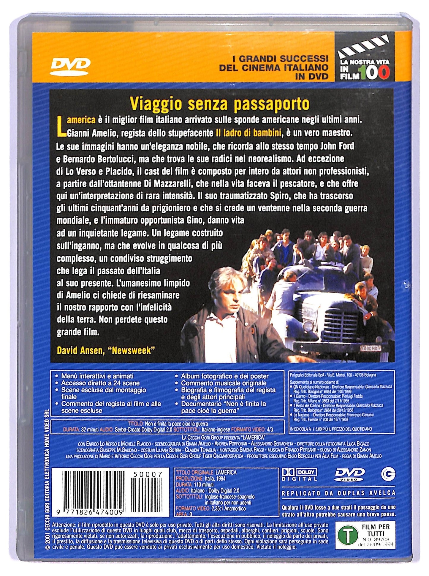 EBOND Lamerica EDITORIALE DVD D740717
