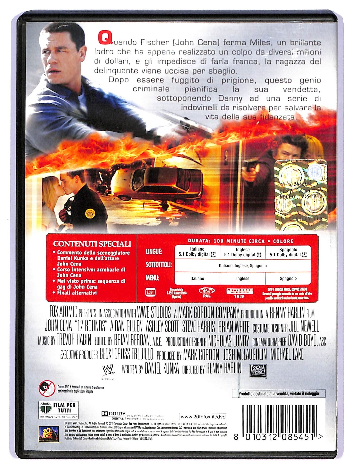 EBOND John Cena - 12 Round Unrated  DVD D740743