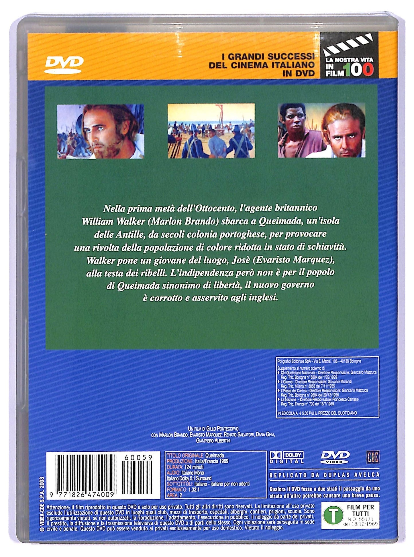 EBOND Queimada EDITORIALE DVD D740744