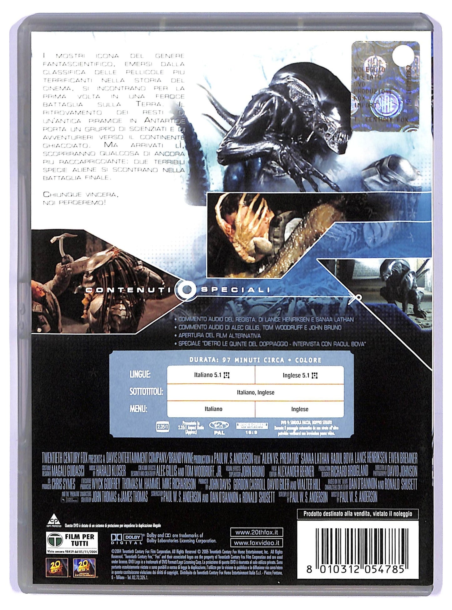 EBOND alien vs predator DVD D740745