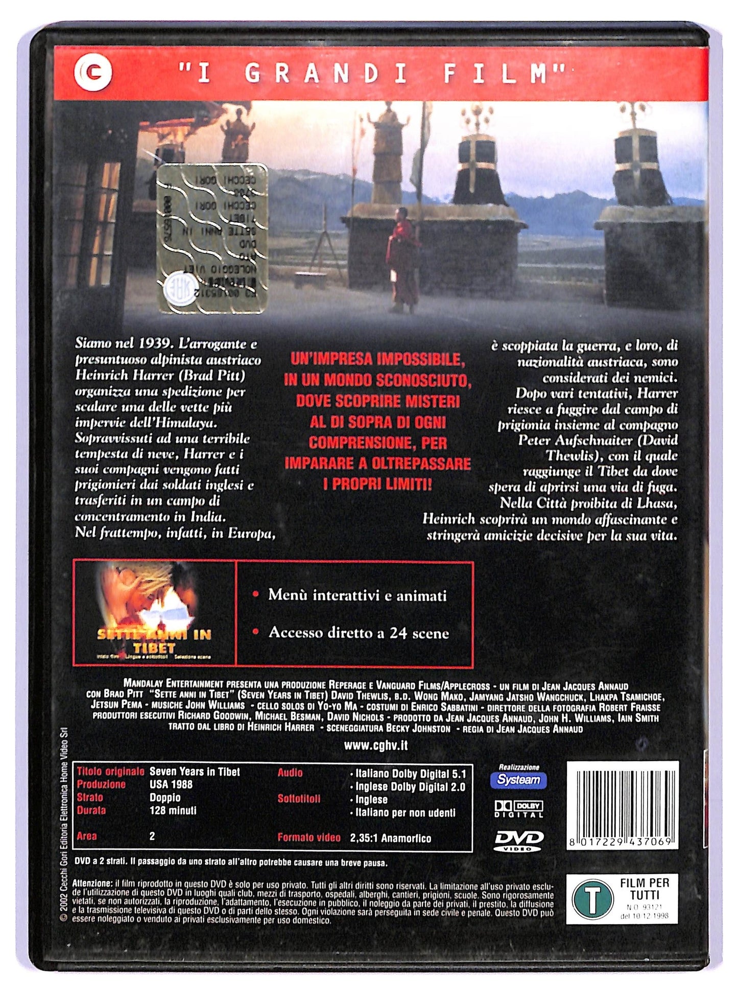 EBOND sette anni in tibet DVD D740958