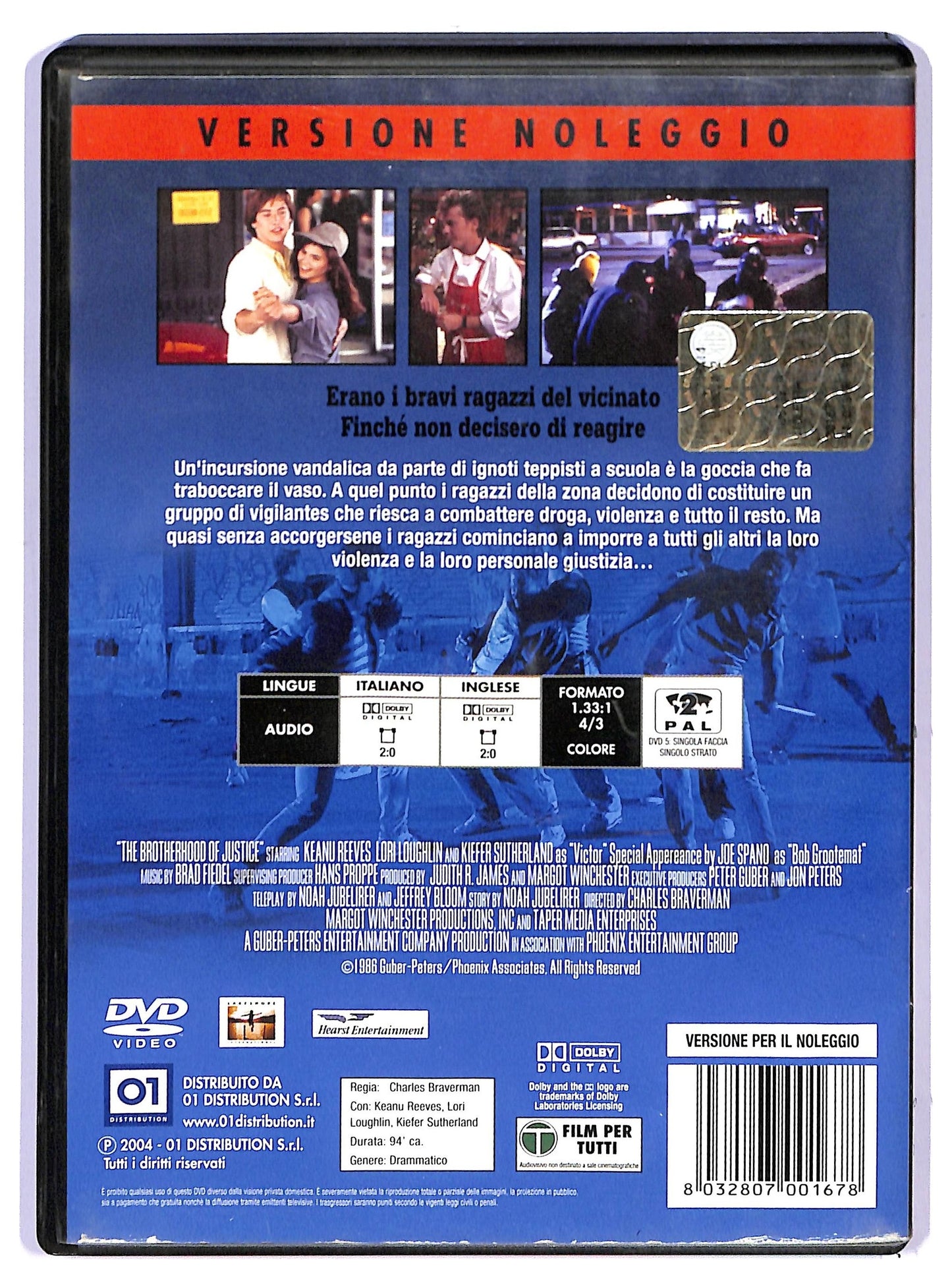 EBOND Giustizia Violenta DVD NOLEGGIO D741146