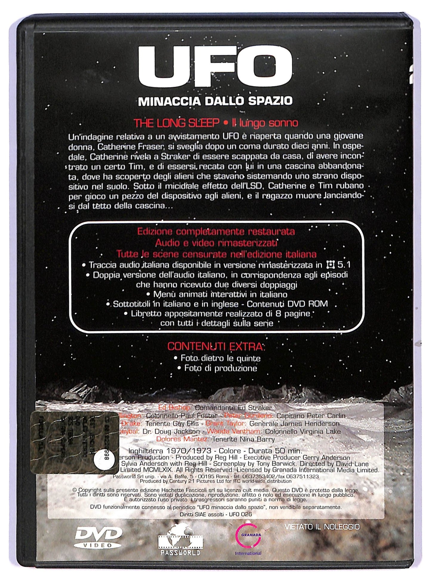 EBOND Ufo minaccia dallo spazio vol26 - The Long Sleep EDITORIALE  DVD D741224