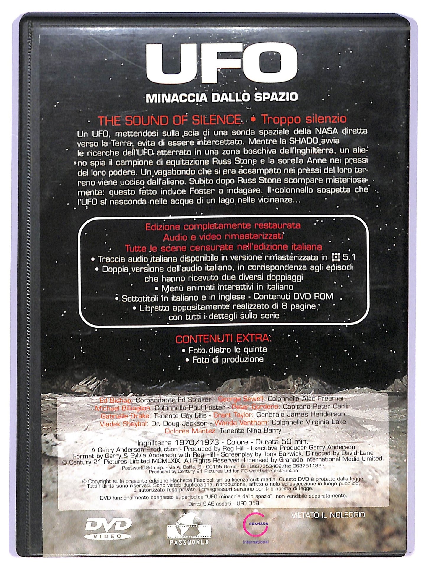 EBOND UFO 18 - The Sound of Silence - Troppo silenzio EDITORIALE DVD D741261