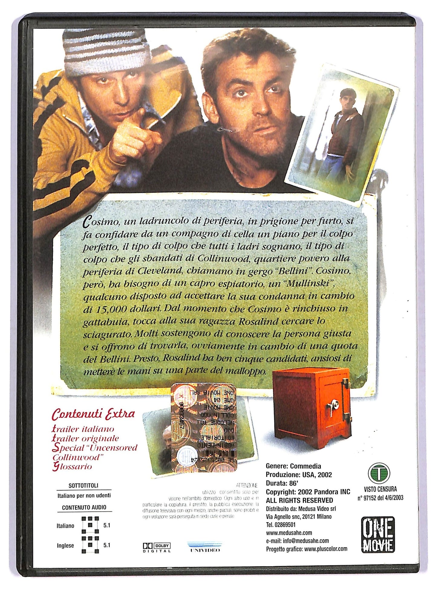 EBOND Welcome to Collinwood DVD EDITORIALE D741313