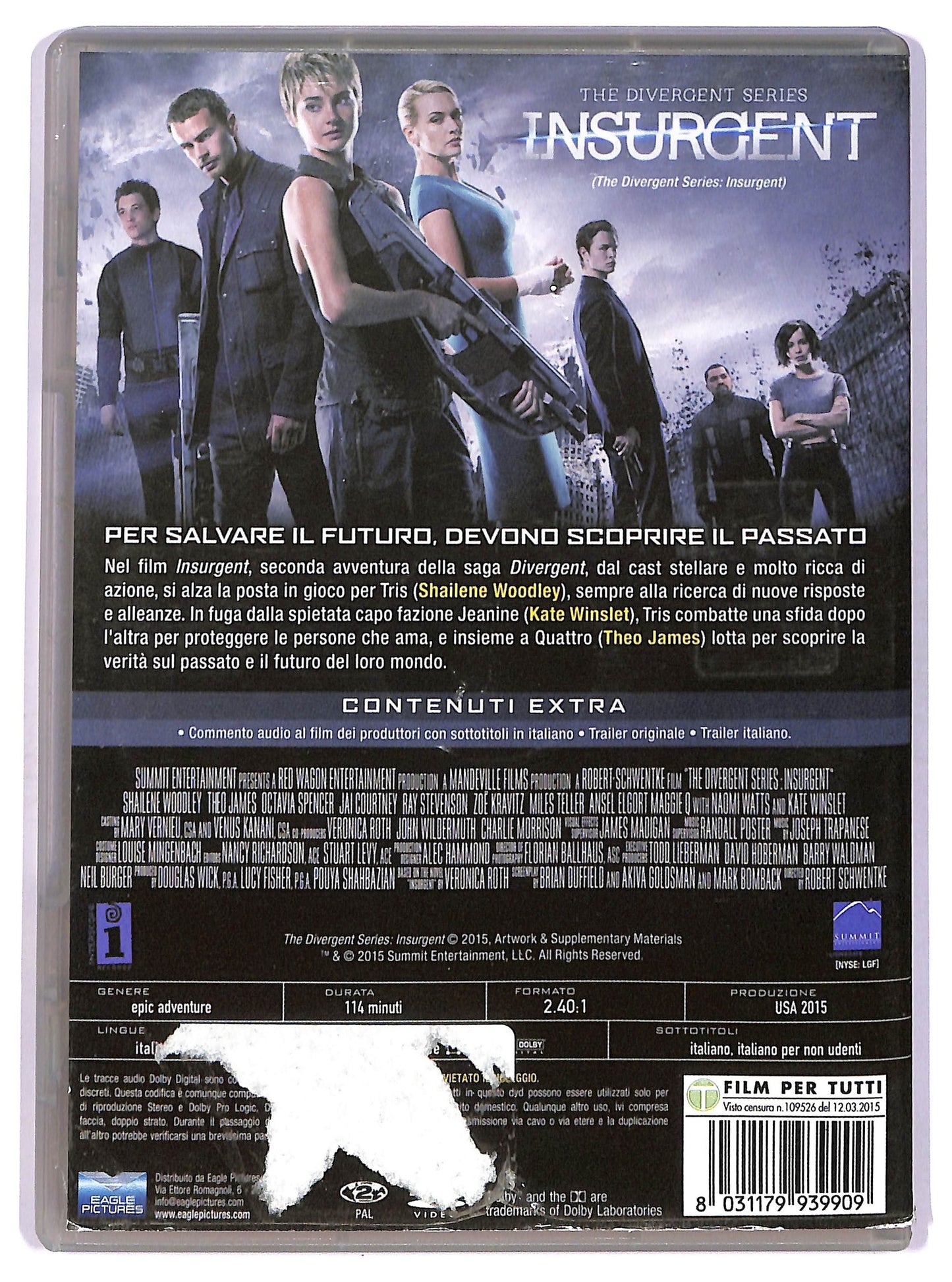 EBOND insurgent DVD D741334
