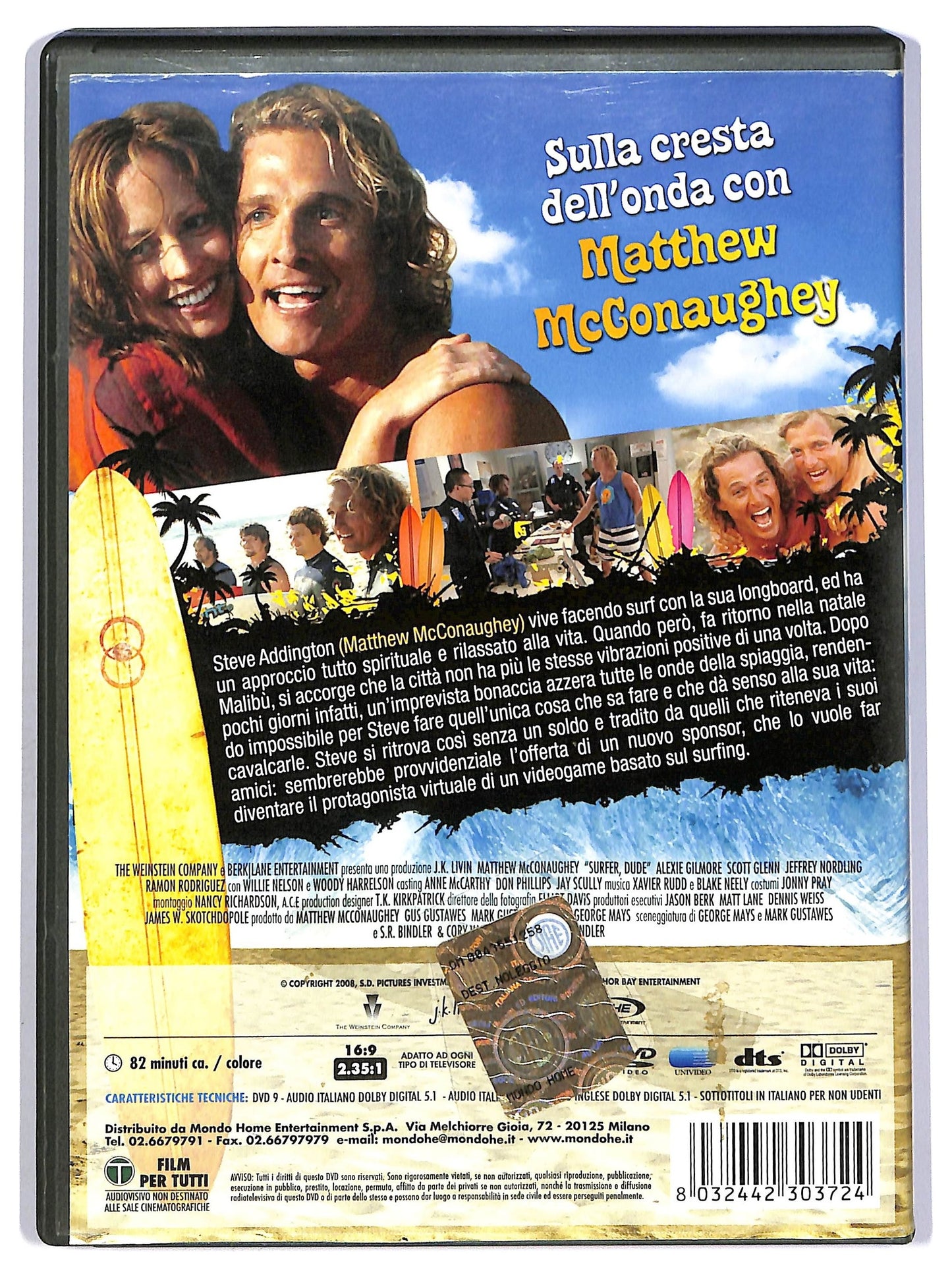 EBOND Surfer dude DVD NOLEGGIO D741622