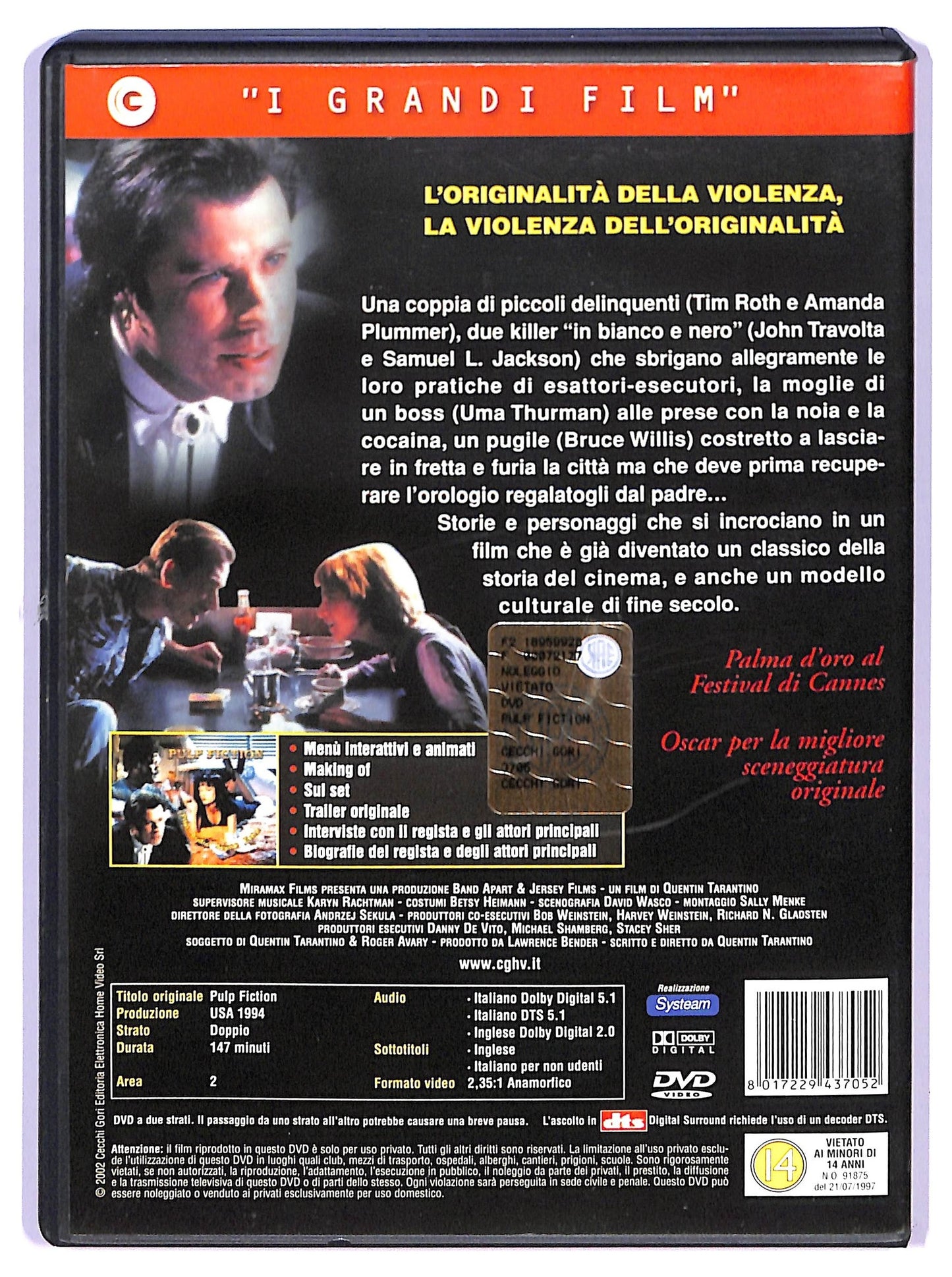 EBOND pulp fiction DVD D741764