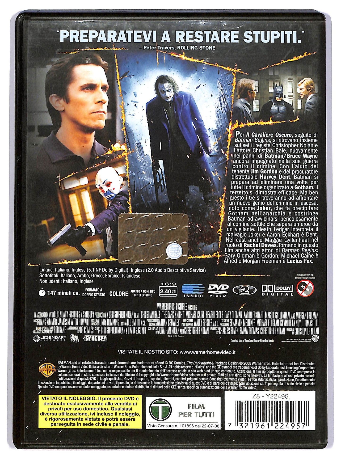 EBOND Il cavaliere oscuro DVD D742036