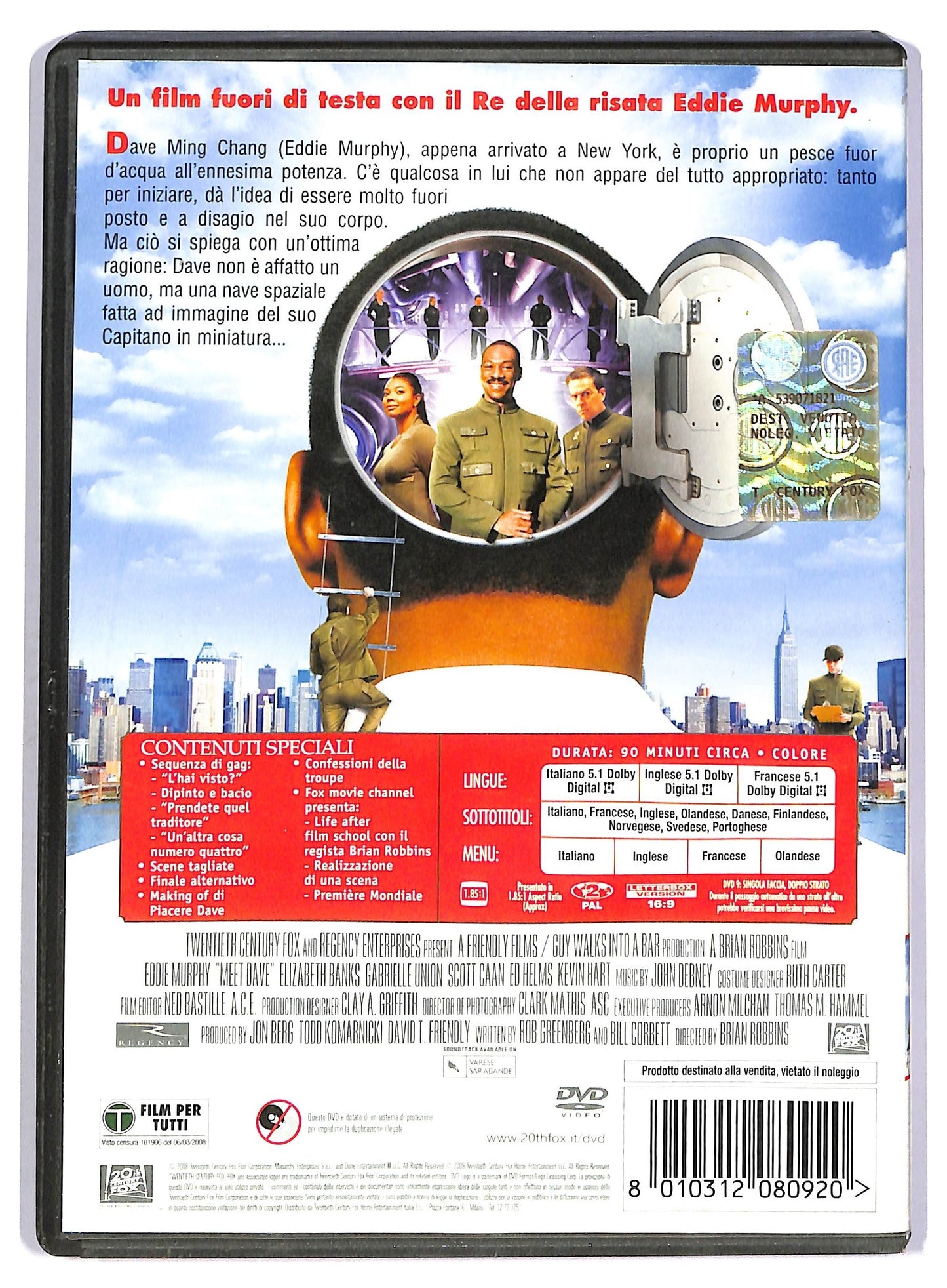 EBOND Piacere Dave DVD NOLEGGIO D742052