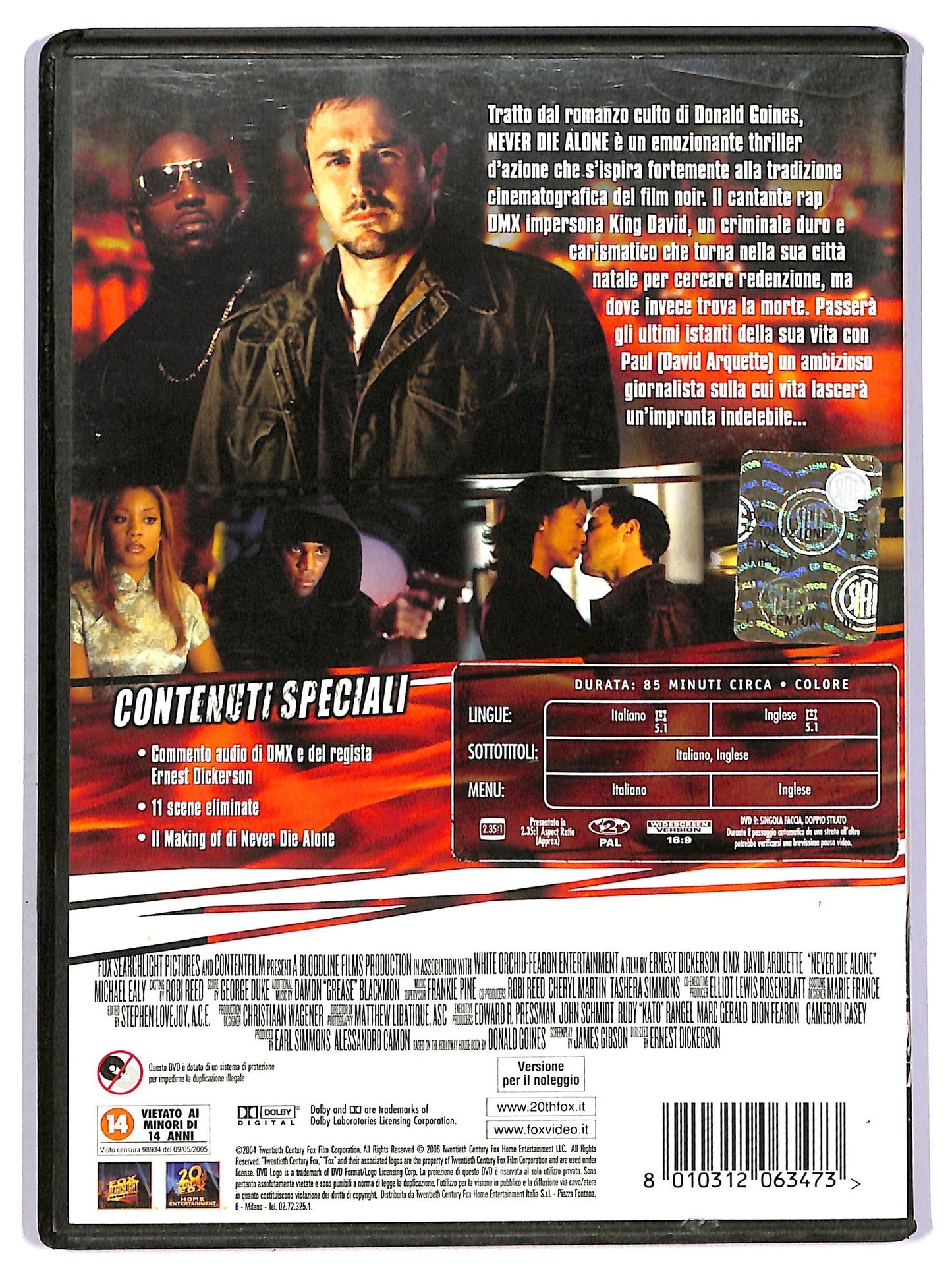 EBOND Never die alone  DVD D742120