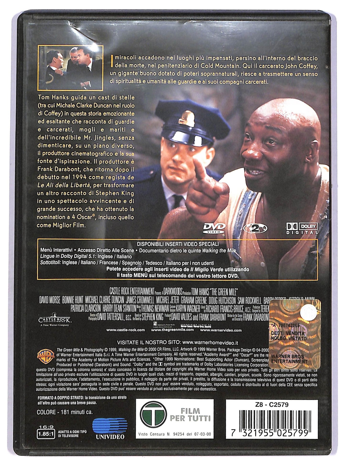EBOND il miglio verde DVD D742410