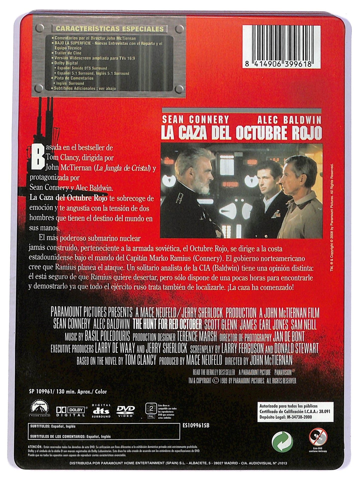 EBOND Caccia a Ottobre Rosso - no ita DVD D742417