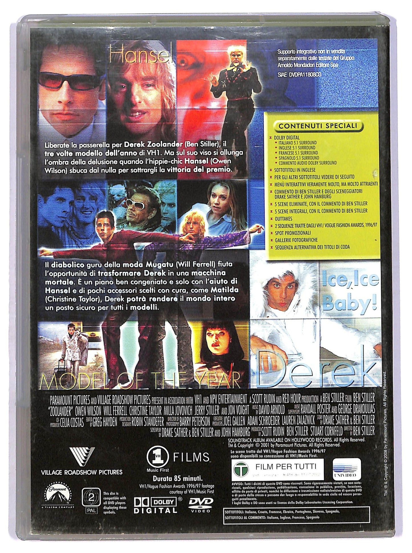 EBOND Zoolander DVD EDITORIALE D742430