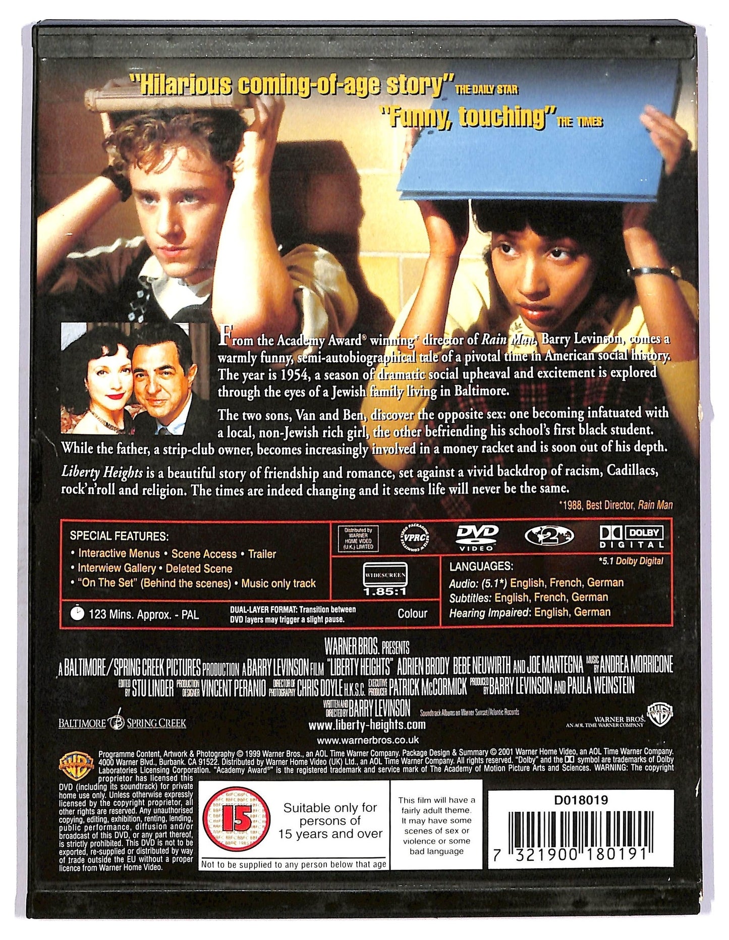 EBOND Liberty Heights - no ITA DVD D742440