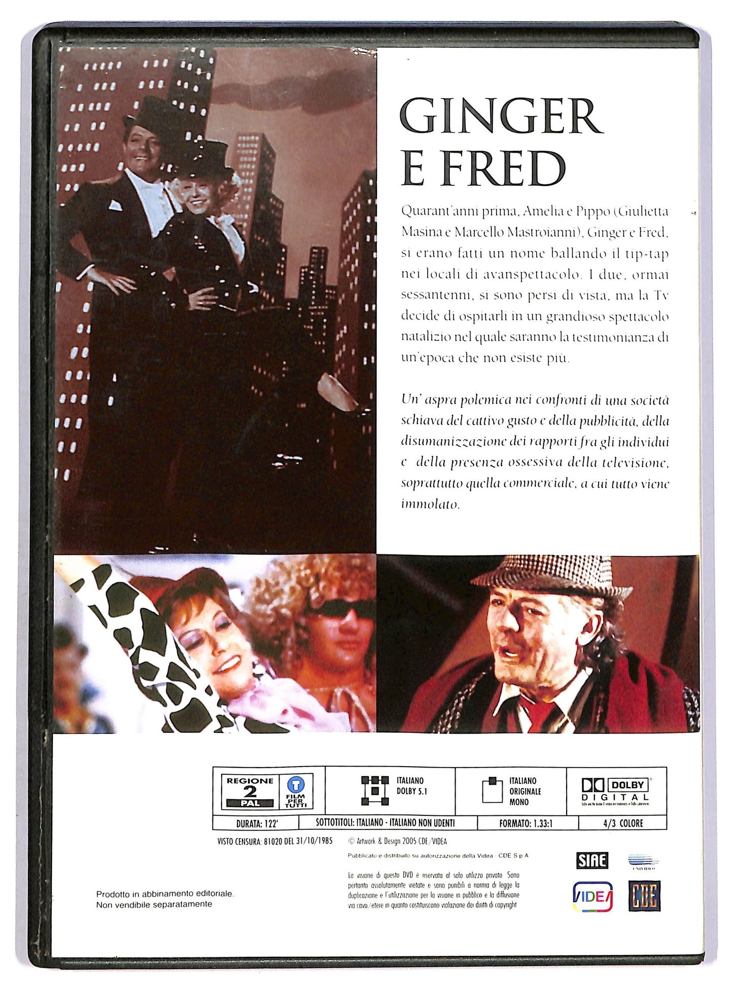EBOND Ginger e Fred DVD D742464