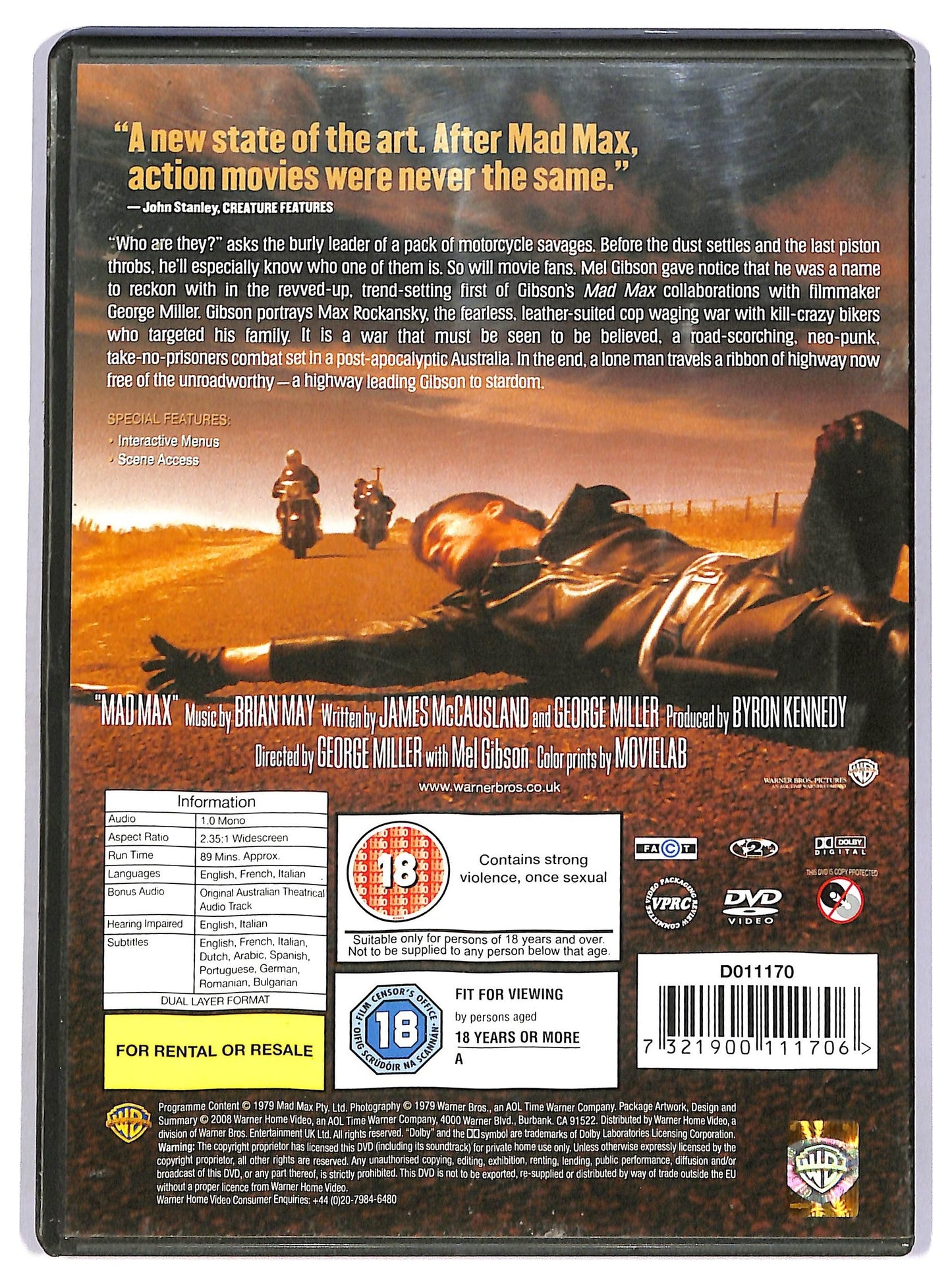 EBOND Mad max DVD D742550