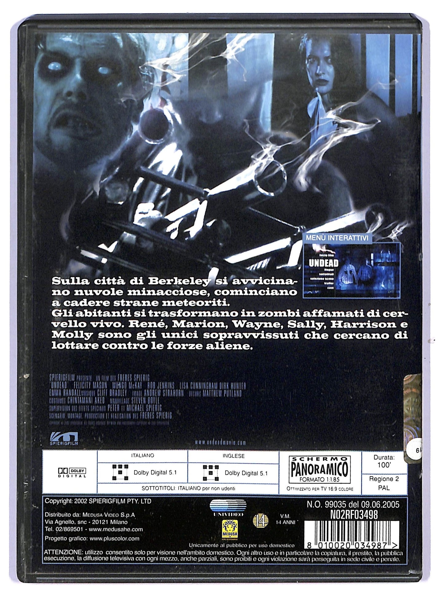 EBOND Undead NOLEGGIO DVD D742625