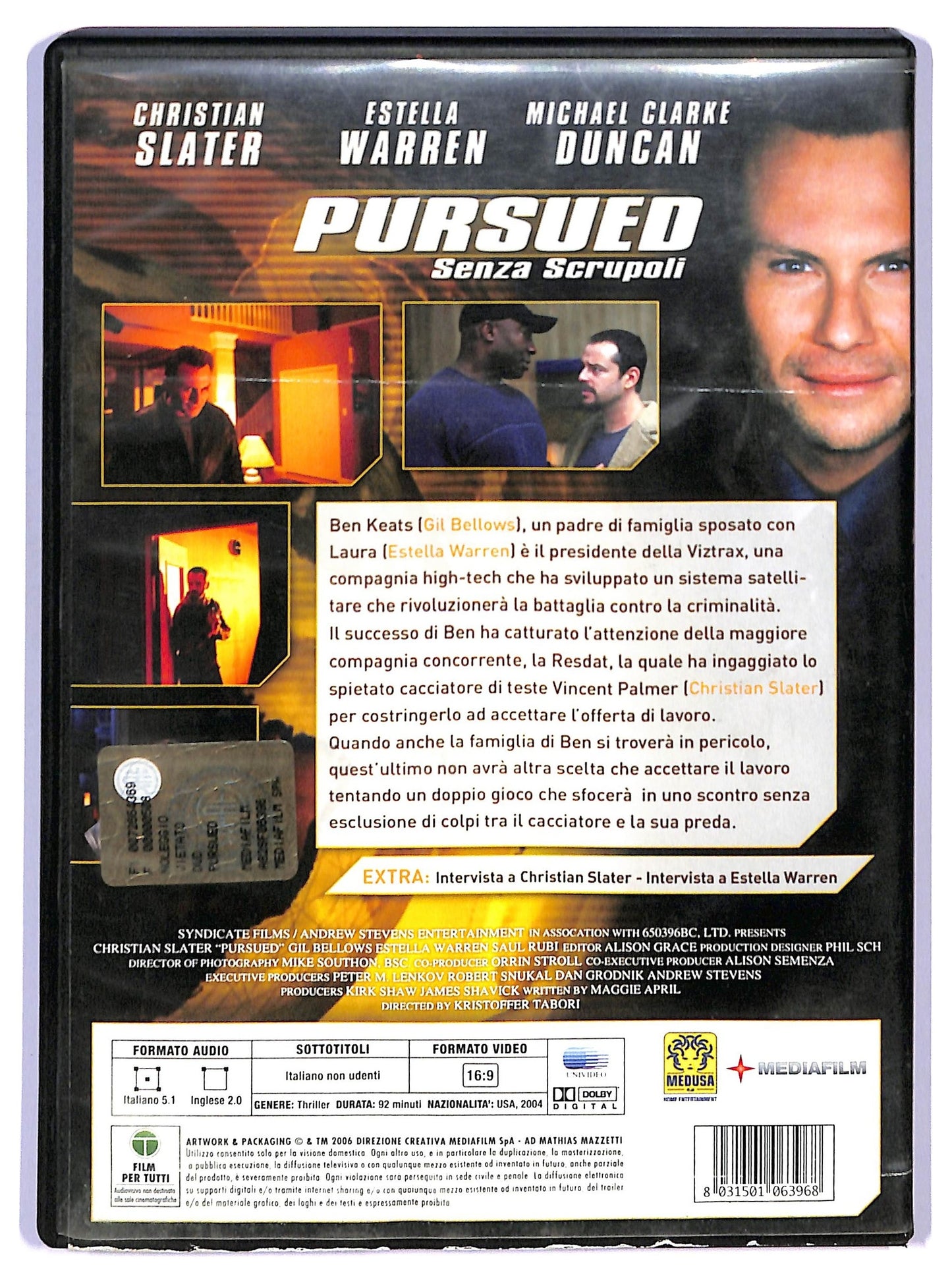 EBOND Pursued - Senza scrupoli DVD D742843