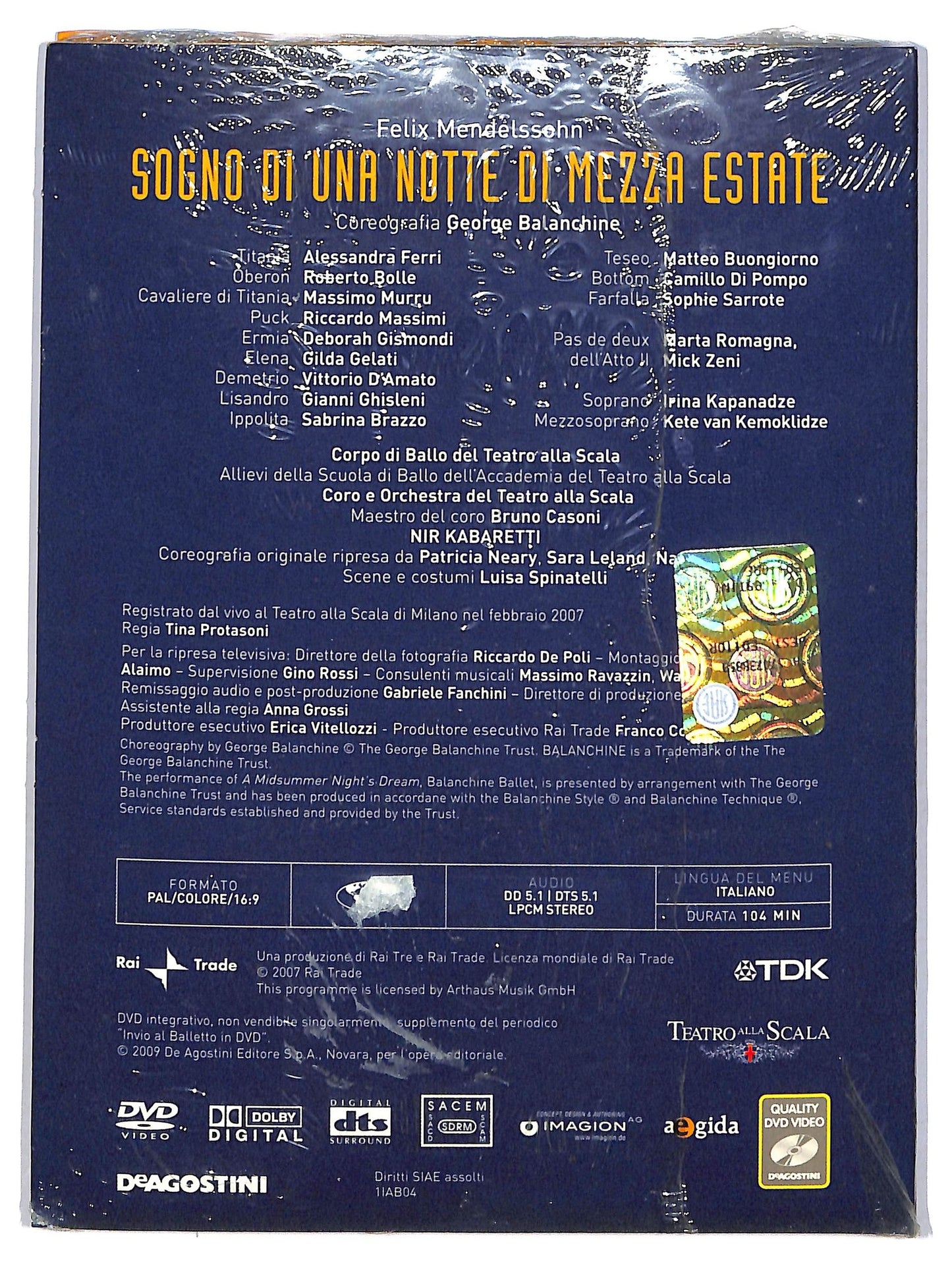 EBOND Sogno di una notte di mezza estate volume 4  EDITORIALE DVD D742917