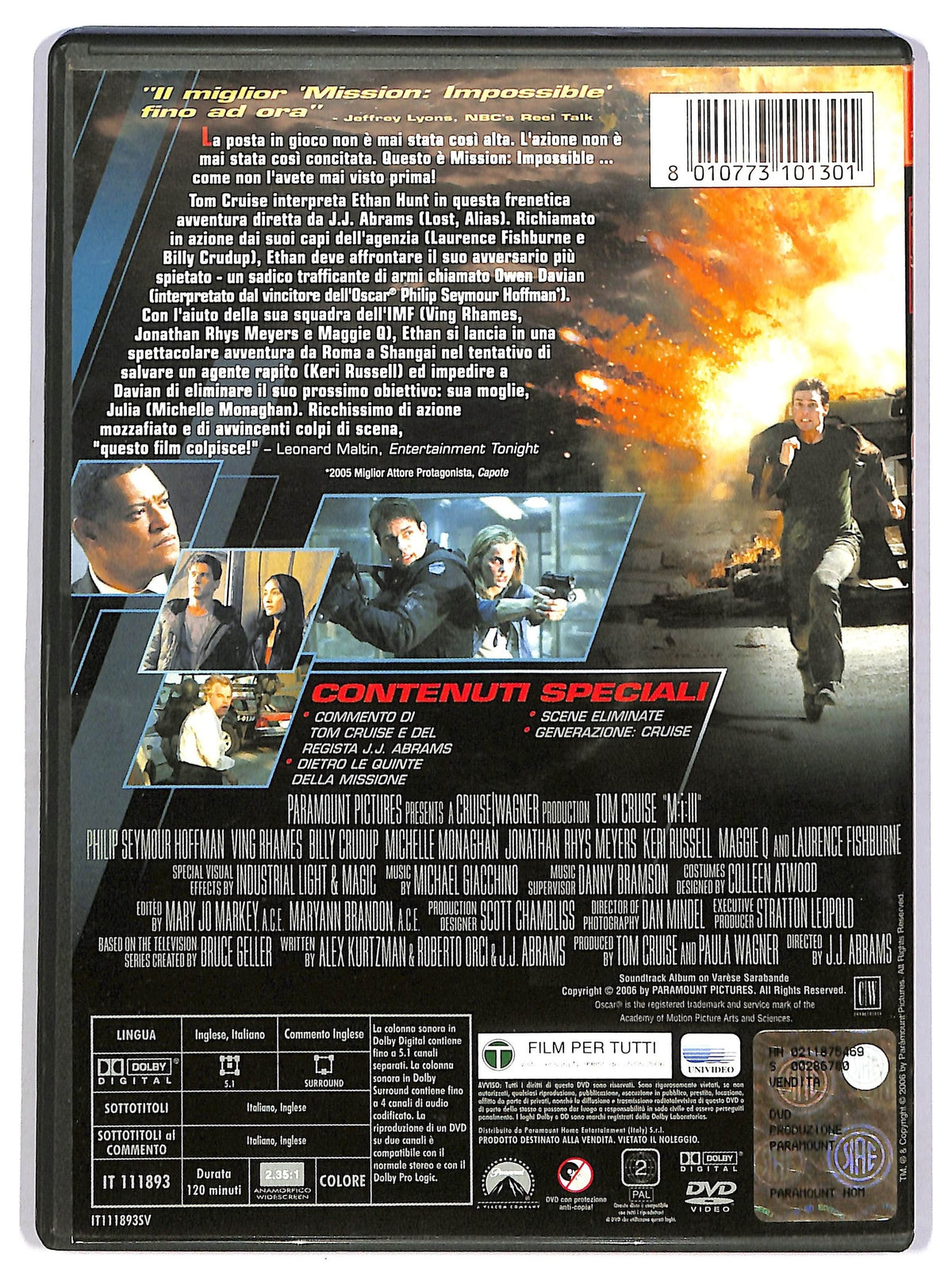 EBOND Tom Cruise M:I:III - Mission: Impossibile 3 DVD D742936