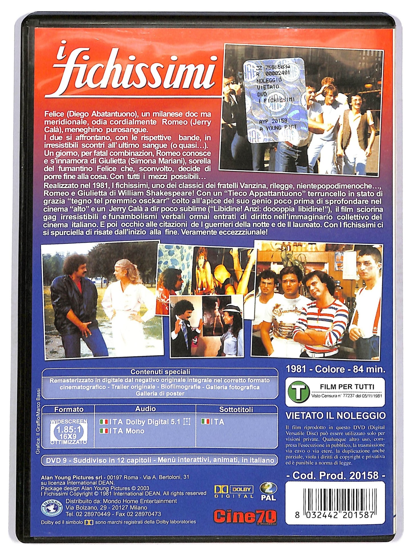 EBOND I fichissimi  DVD D743011