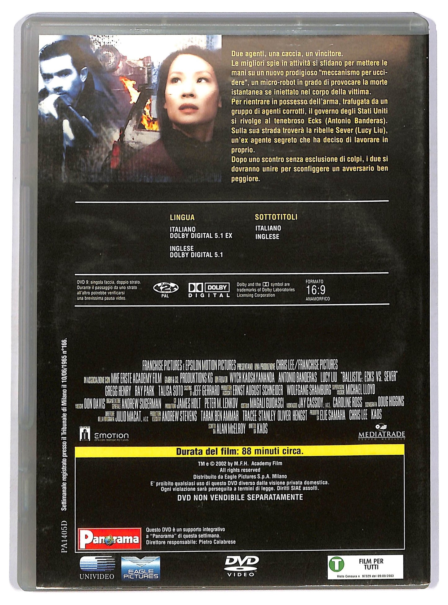 EBOND Ballistic  EDITORIALE DVD D743031