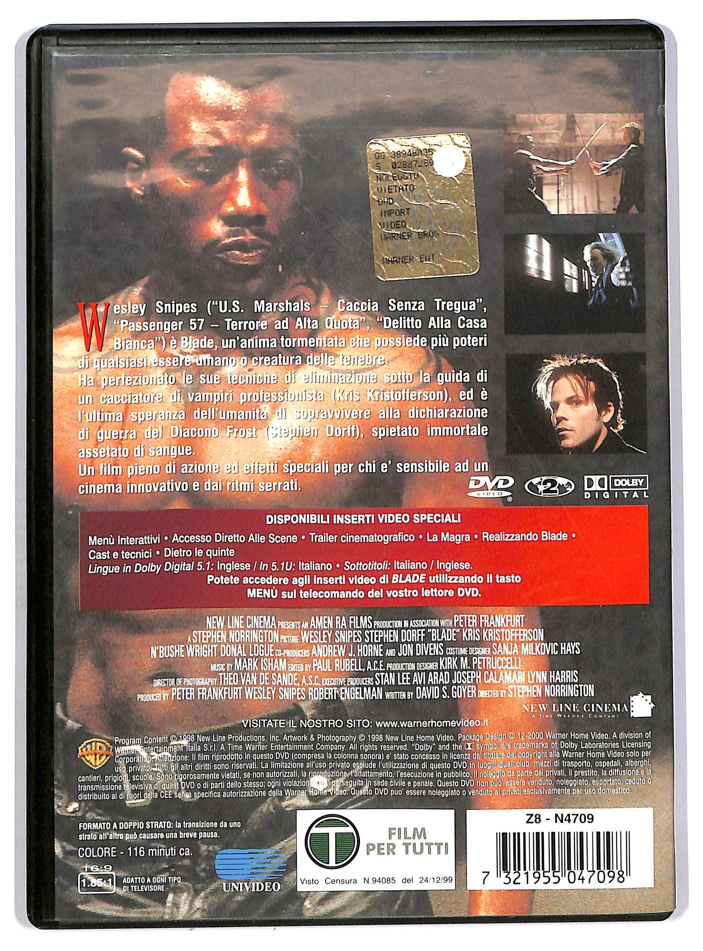 EBOND Blade  DVD D743035