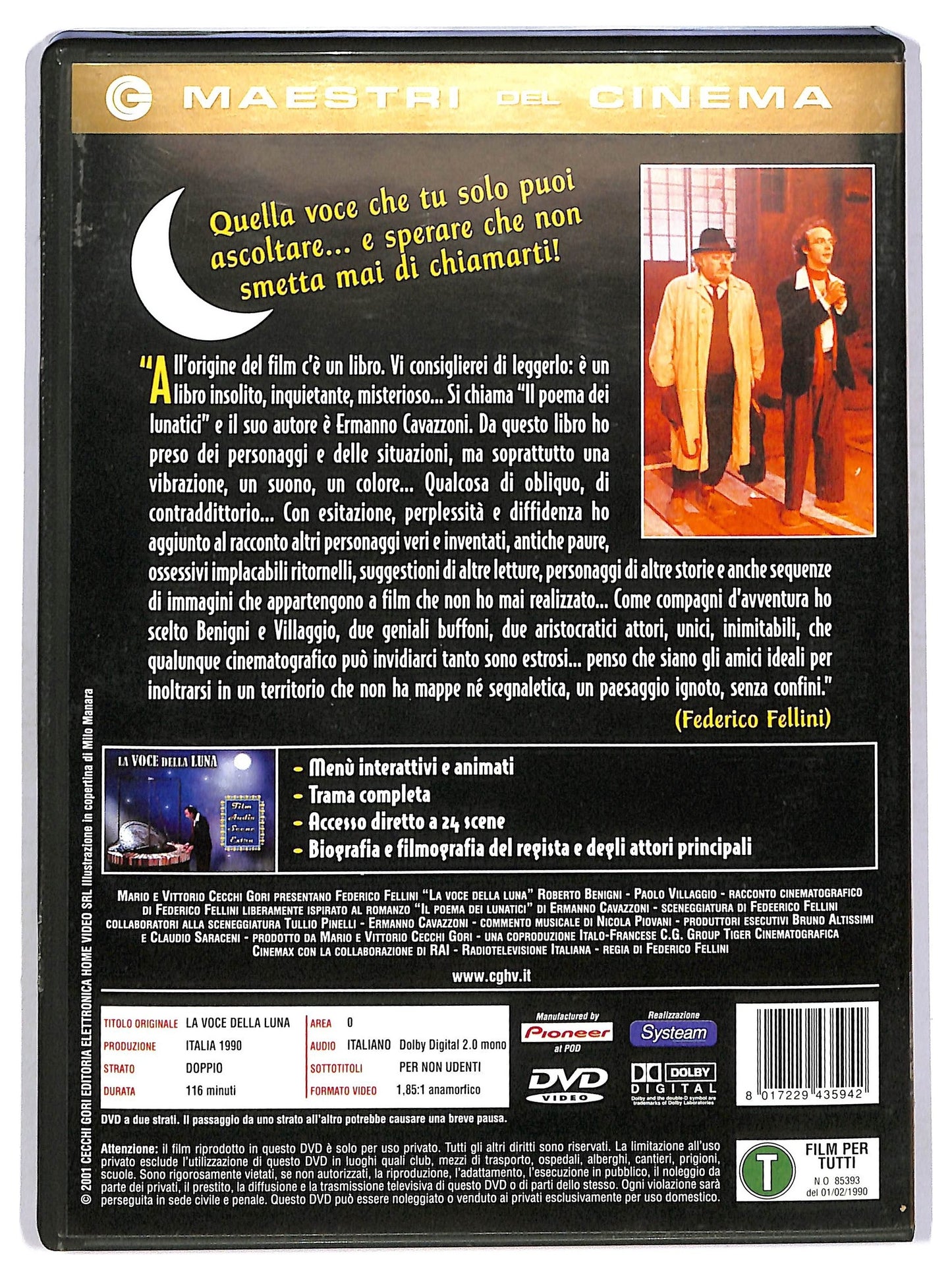 EBOND la voce della luna DVD D743046