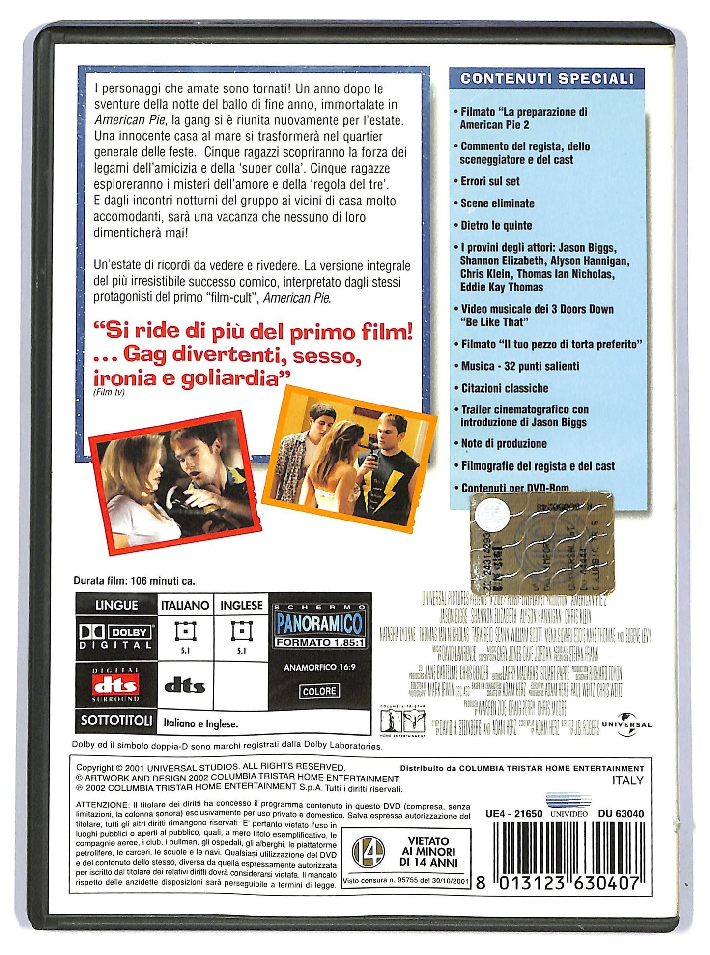 EBOND American Pie 2 NOLEGGIO DVD D743138