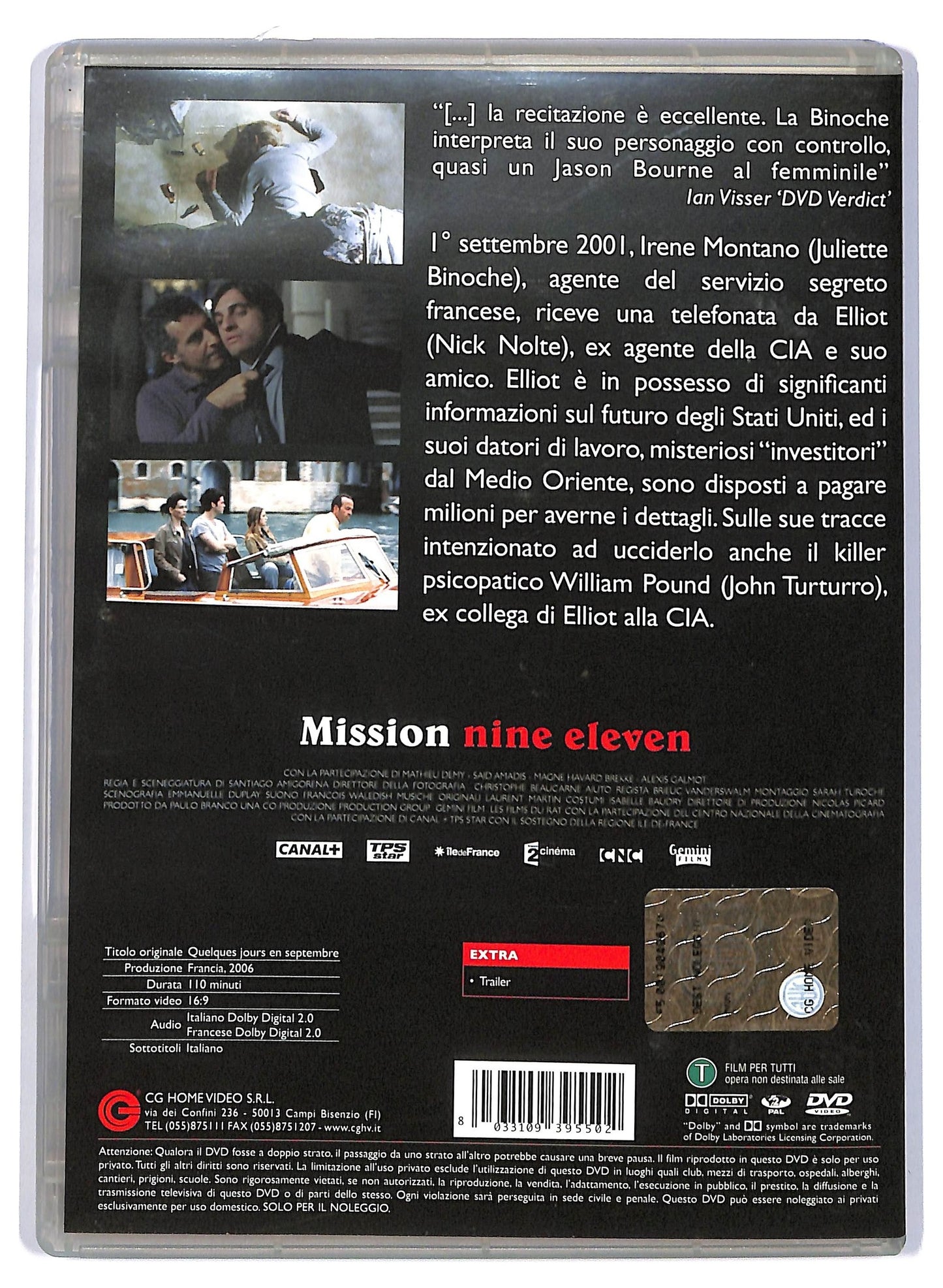EBOND Mission Nine Eleven DVD NOLEGGIO D743154
