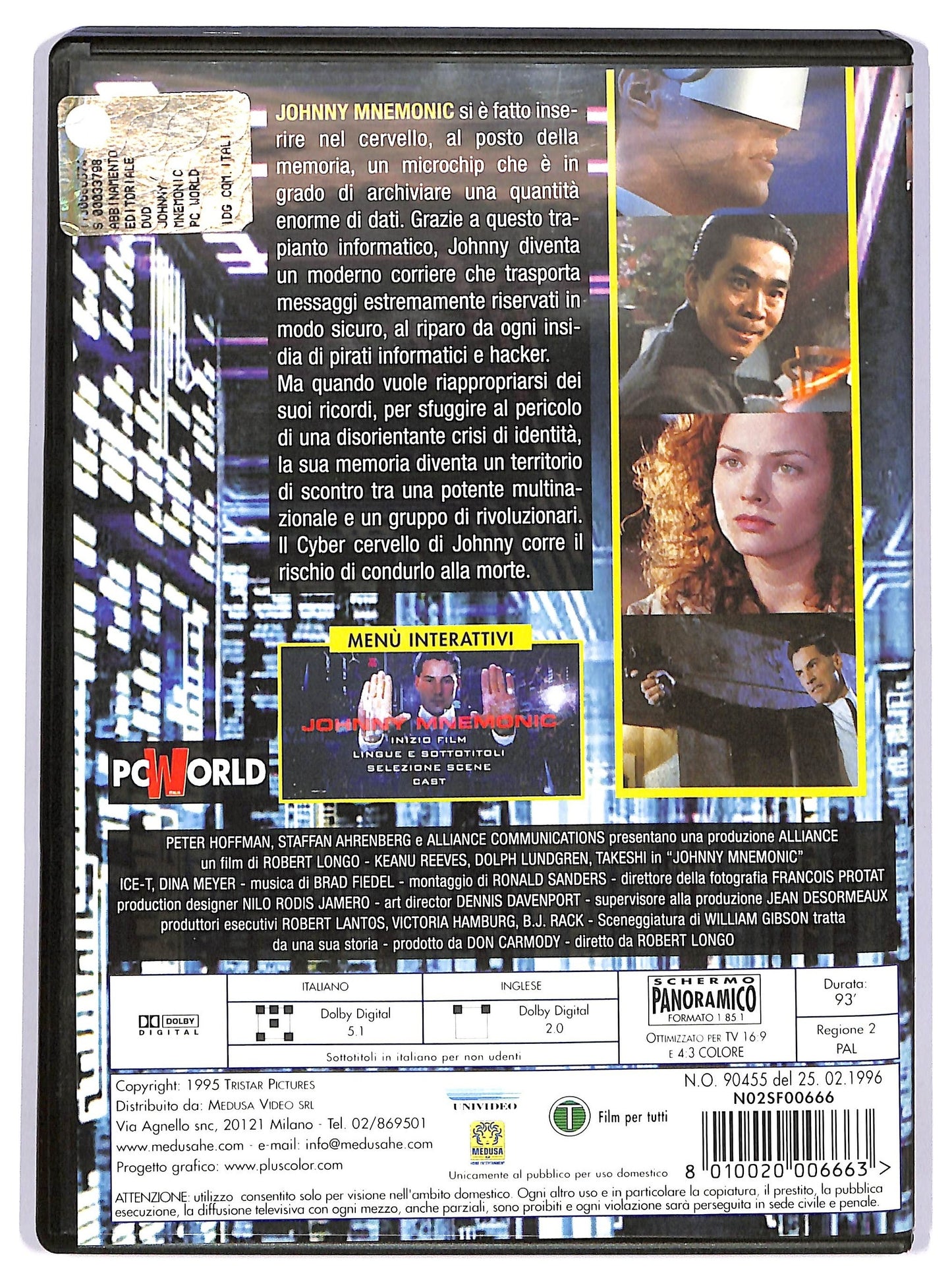 EBOND Johnny Mnemonic DVD D743314