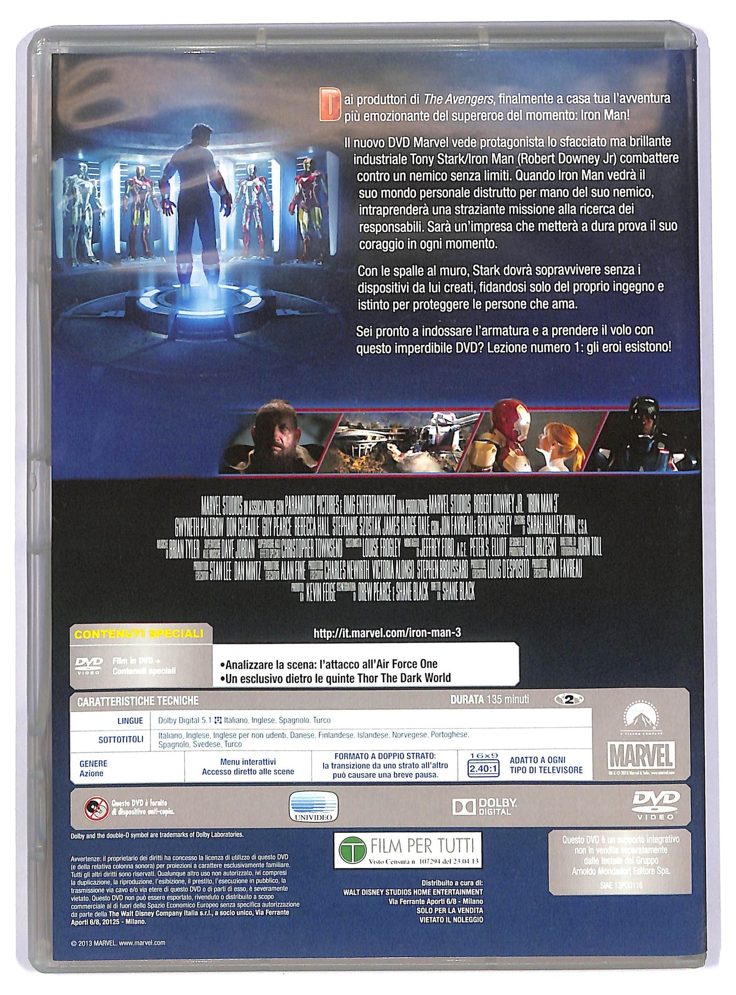 EBOND Iron Man 3  EDITORIALE DVD D743323