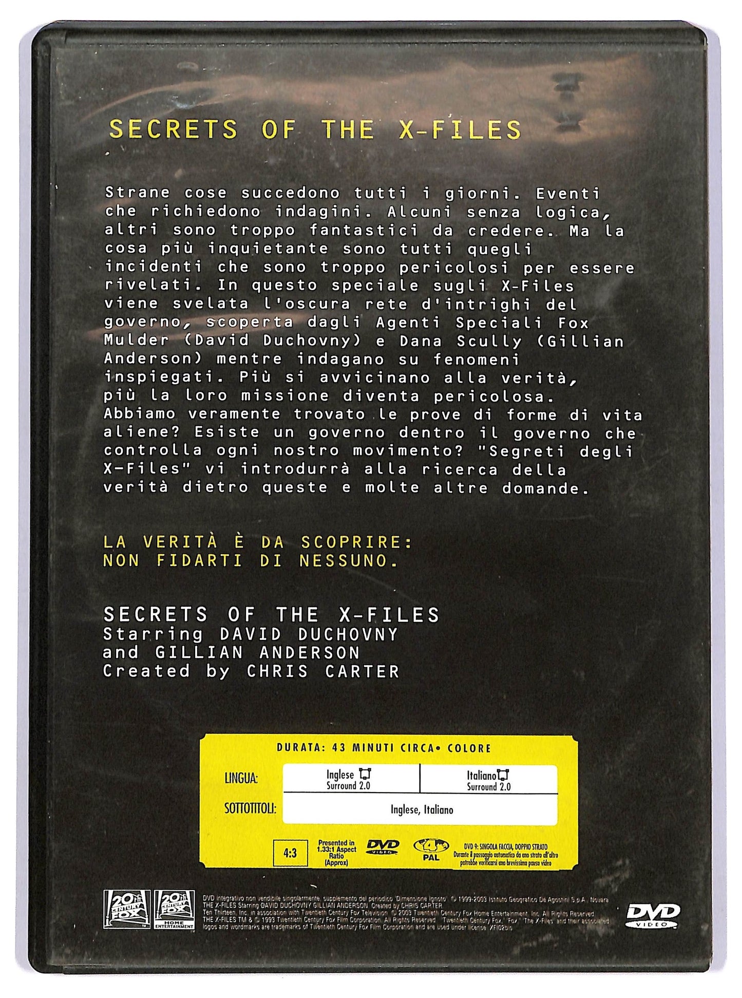 EBOND The X-Files Collection Secrets of the X-Files  EDITORIALE DVD D743360