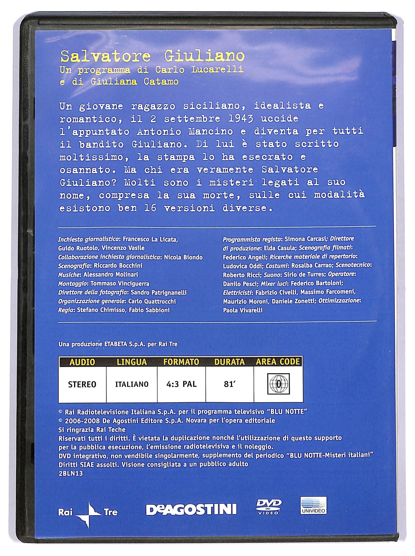 EBOND Salvatore Giuliano vol.13  EDITORIALE  DVD D743418