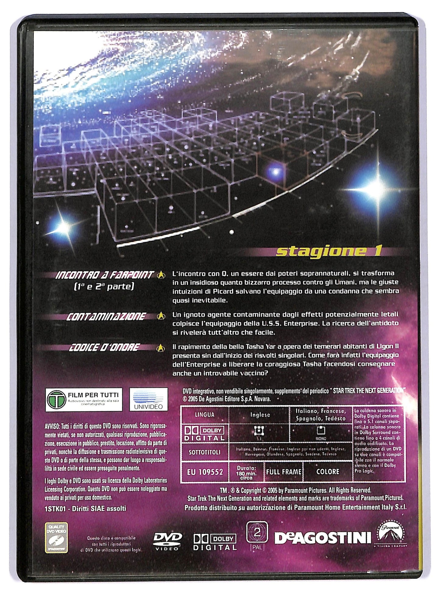 EBOND Star Trek The Next Generation Prima Stagione EDITORIALE DVD D743427