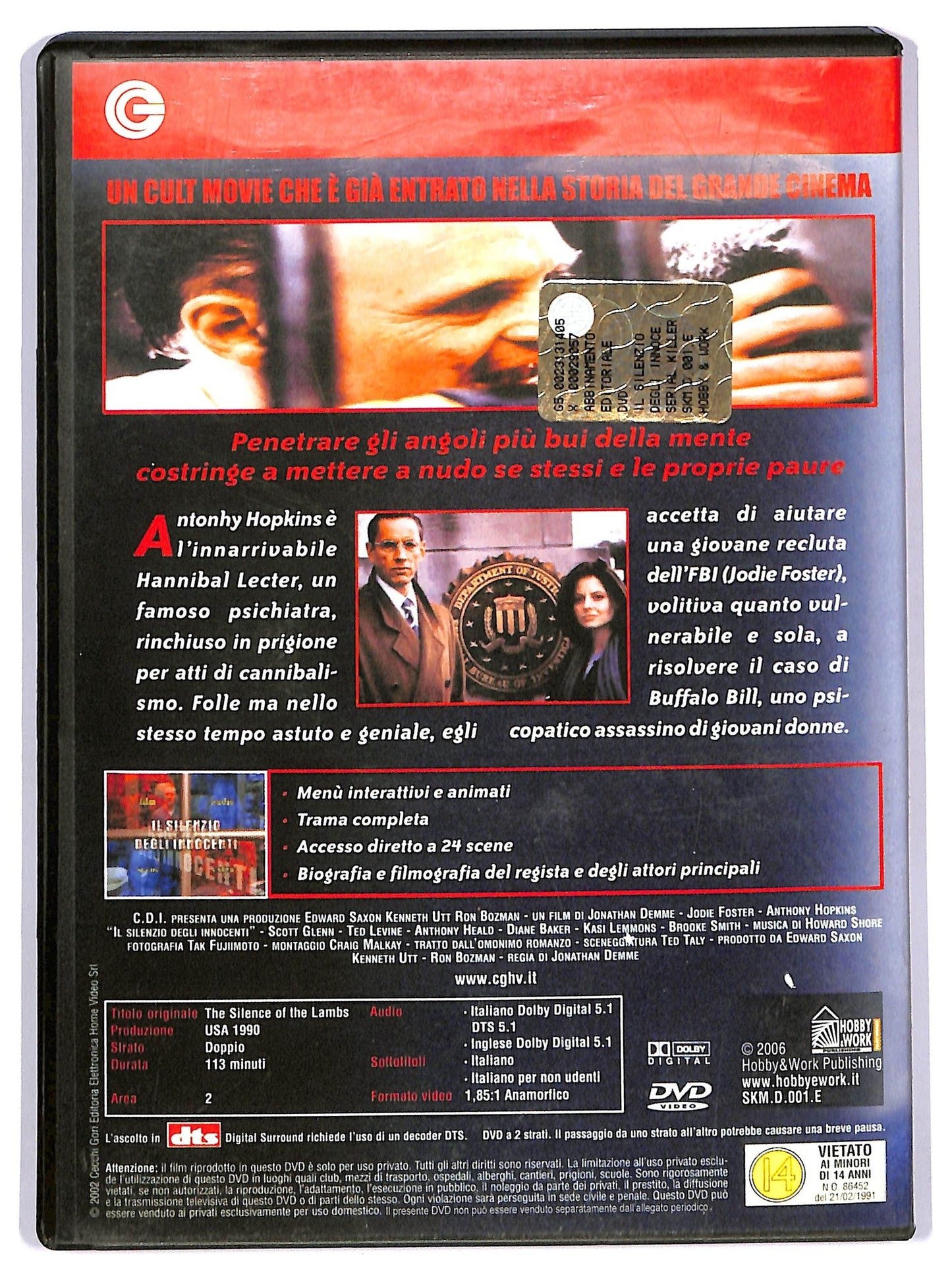 EBOND il silenzio degli innocenti DVD D743453