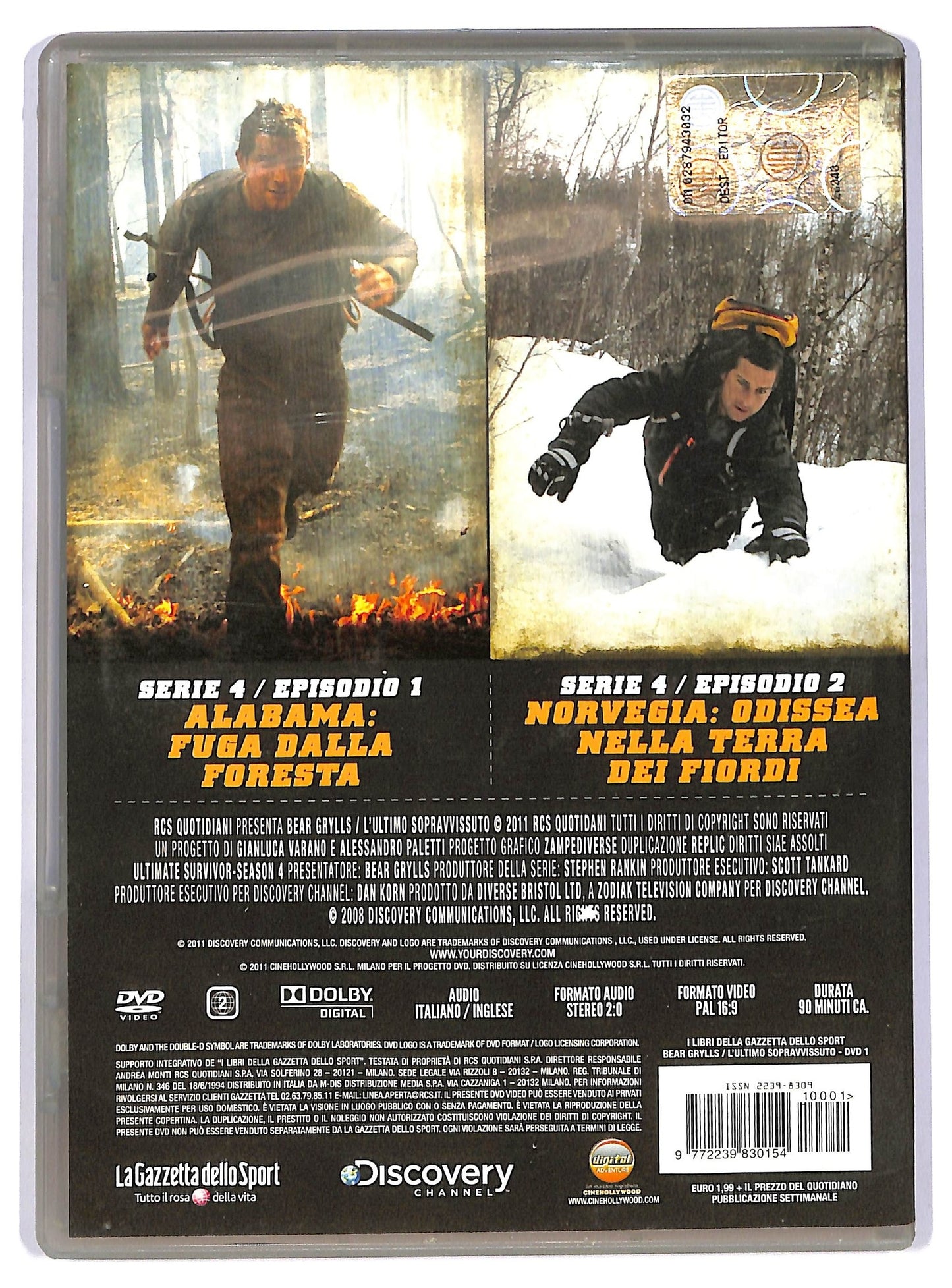 EBOND l'ultimo sopravvissuto serie 4 episodi 1 - 2  EDITORIALE DVD D743456