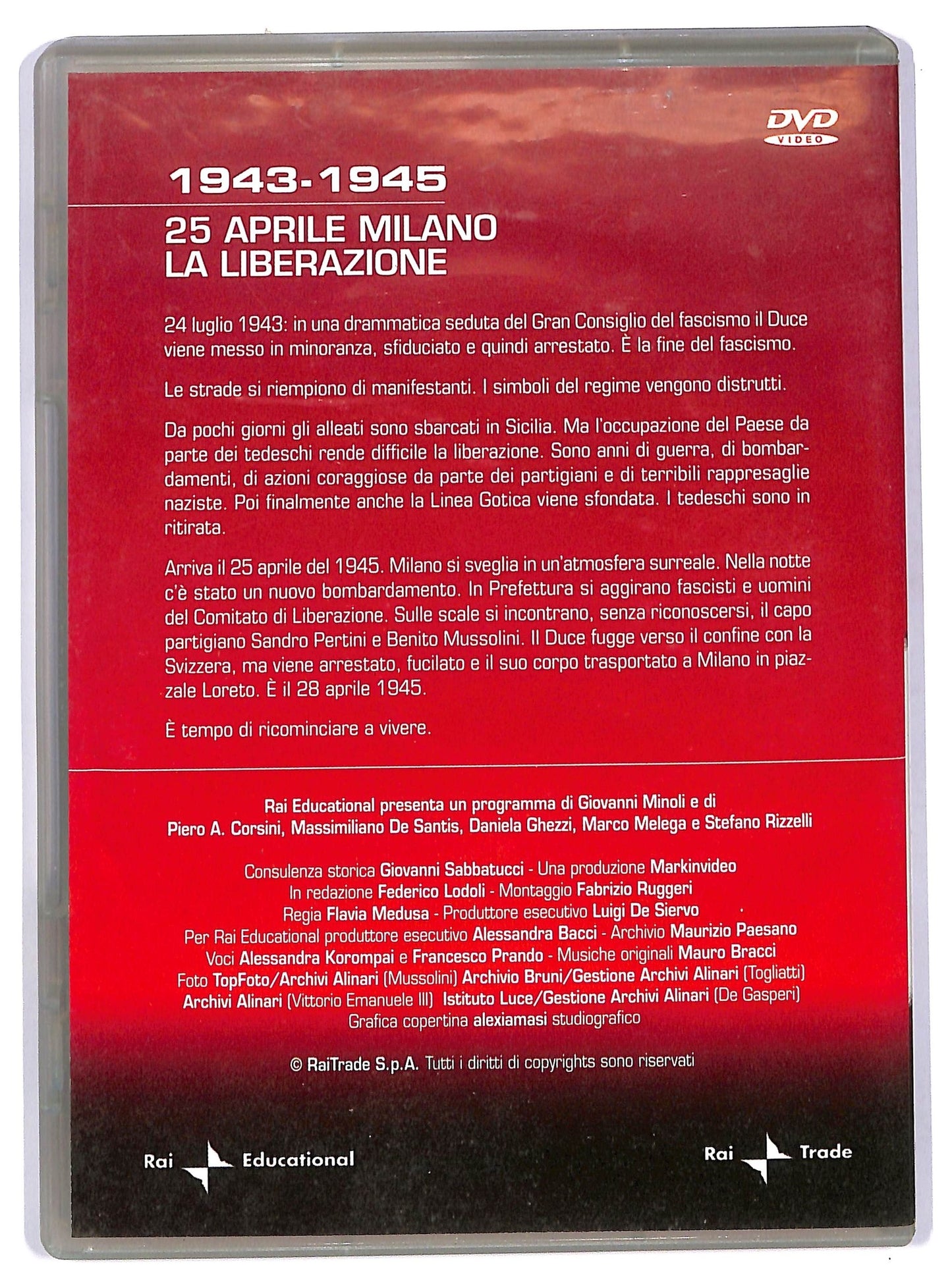 EBOND Storia Della Prima Repubblica Italiana 1943 - 1945 vol 1 EDITORIALE DVD D743459