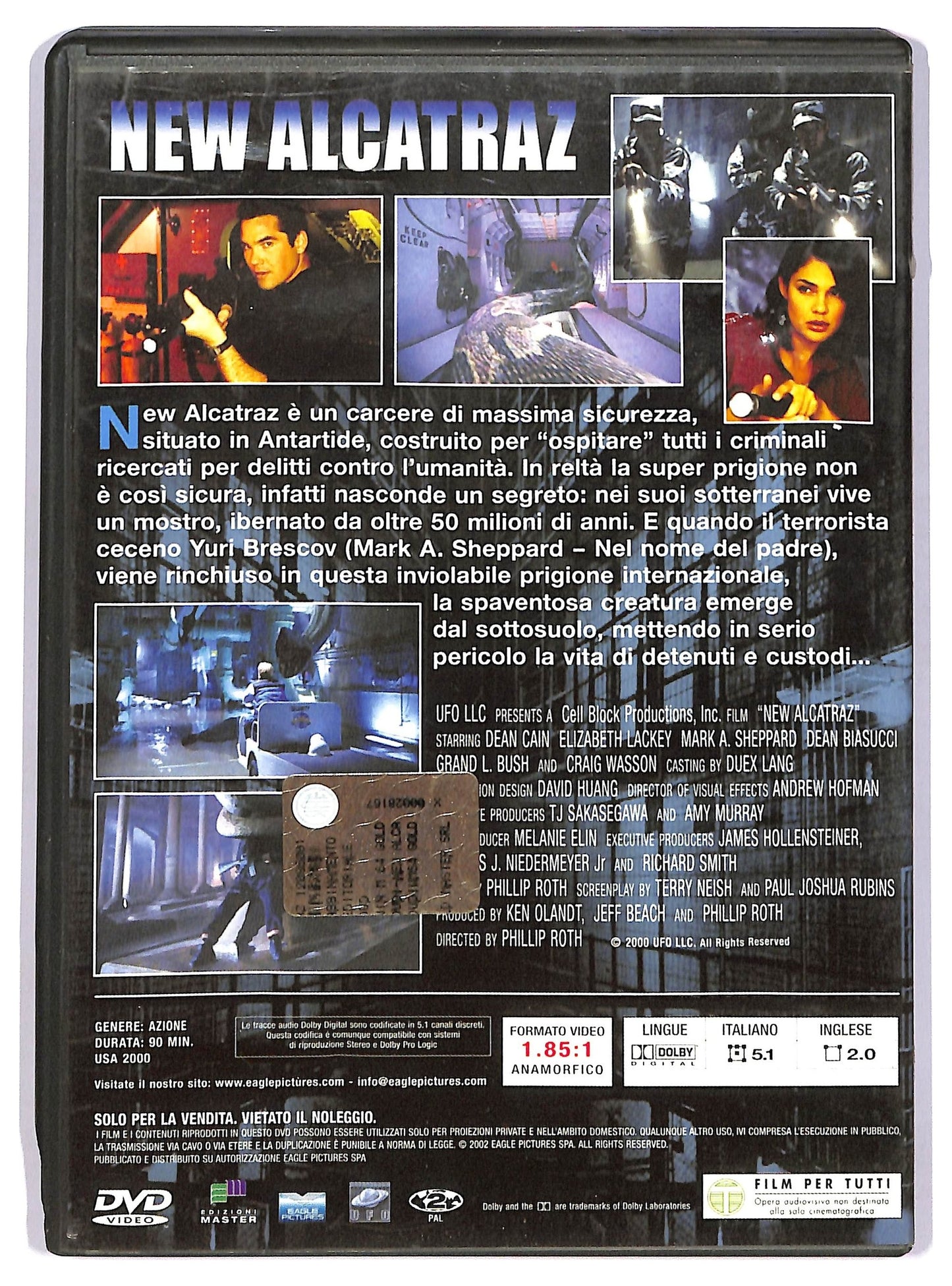 EBOND new alcatraz  EDITORIALE DVD D743511